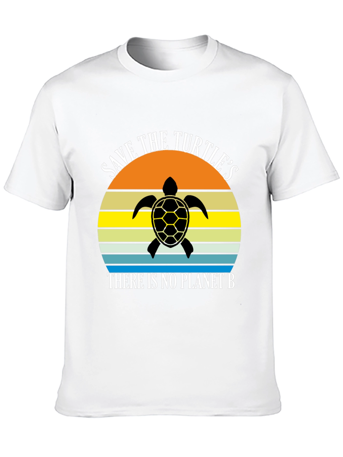 Black Save the Turtles T-Shirt - Planet B view 10