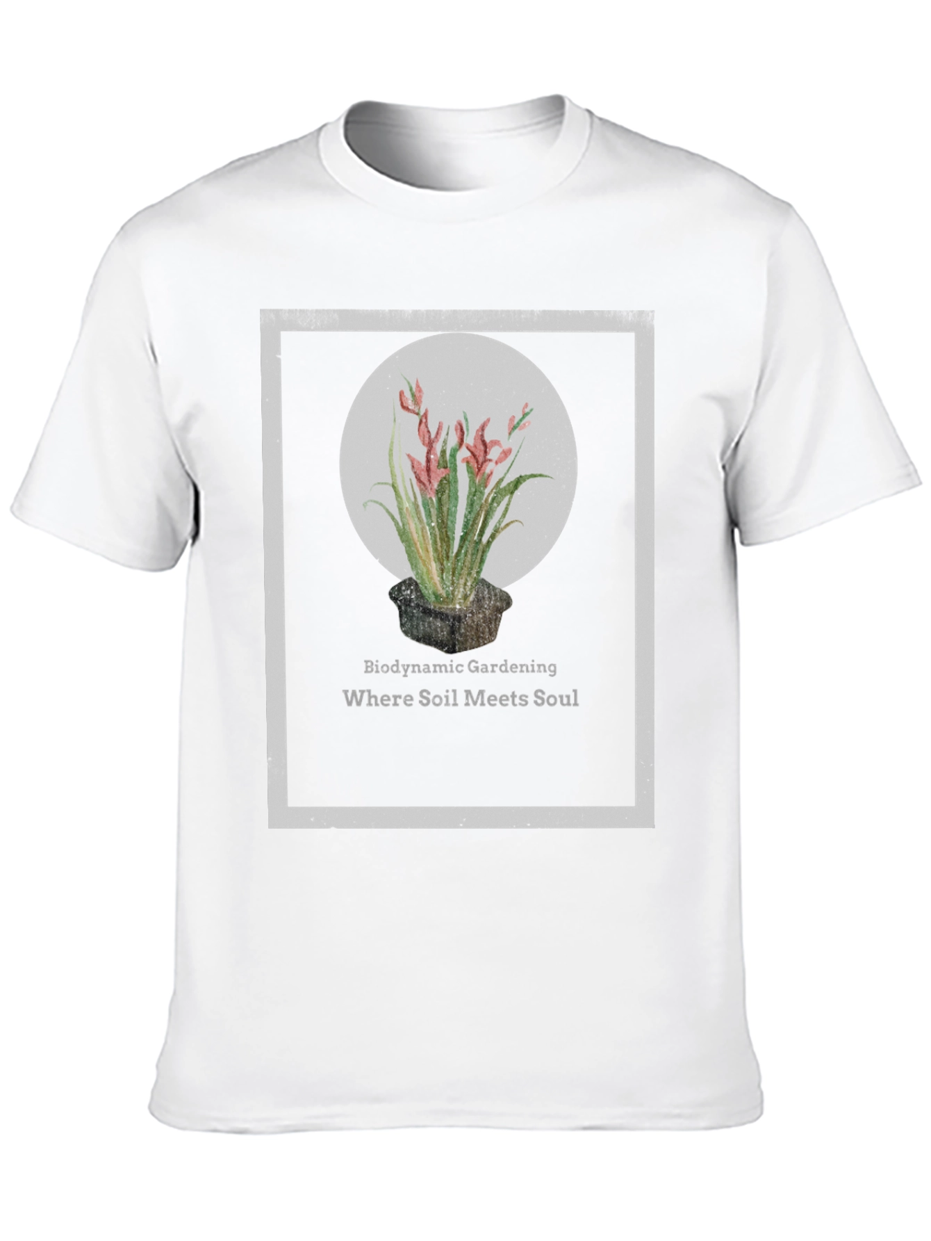 Black Biodynamic Gardening T-Shirt: Soil Meets Soul view 10