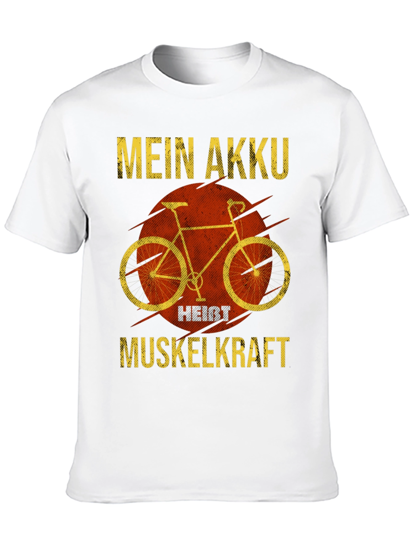 Black Mein Akku Heißt Muskelkraft T-Shirt view 10