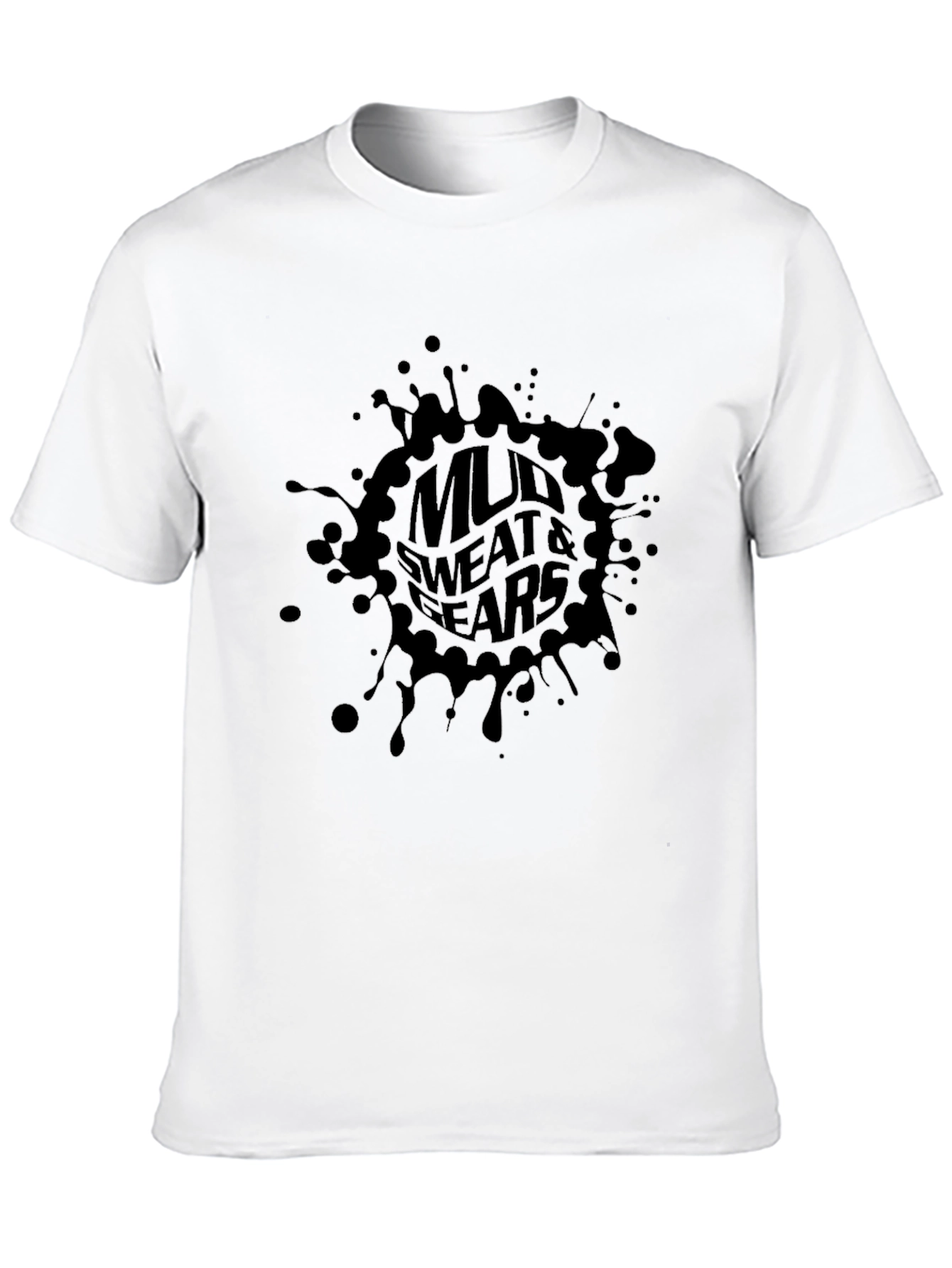 Black Mud Sweat & Fears Black Graphic T-Shirt view 10