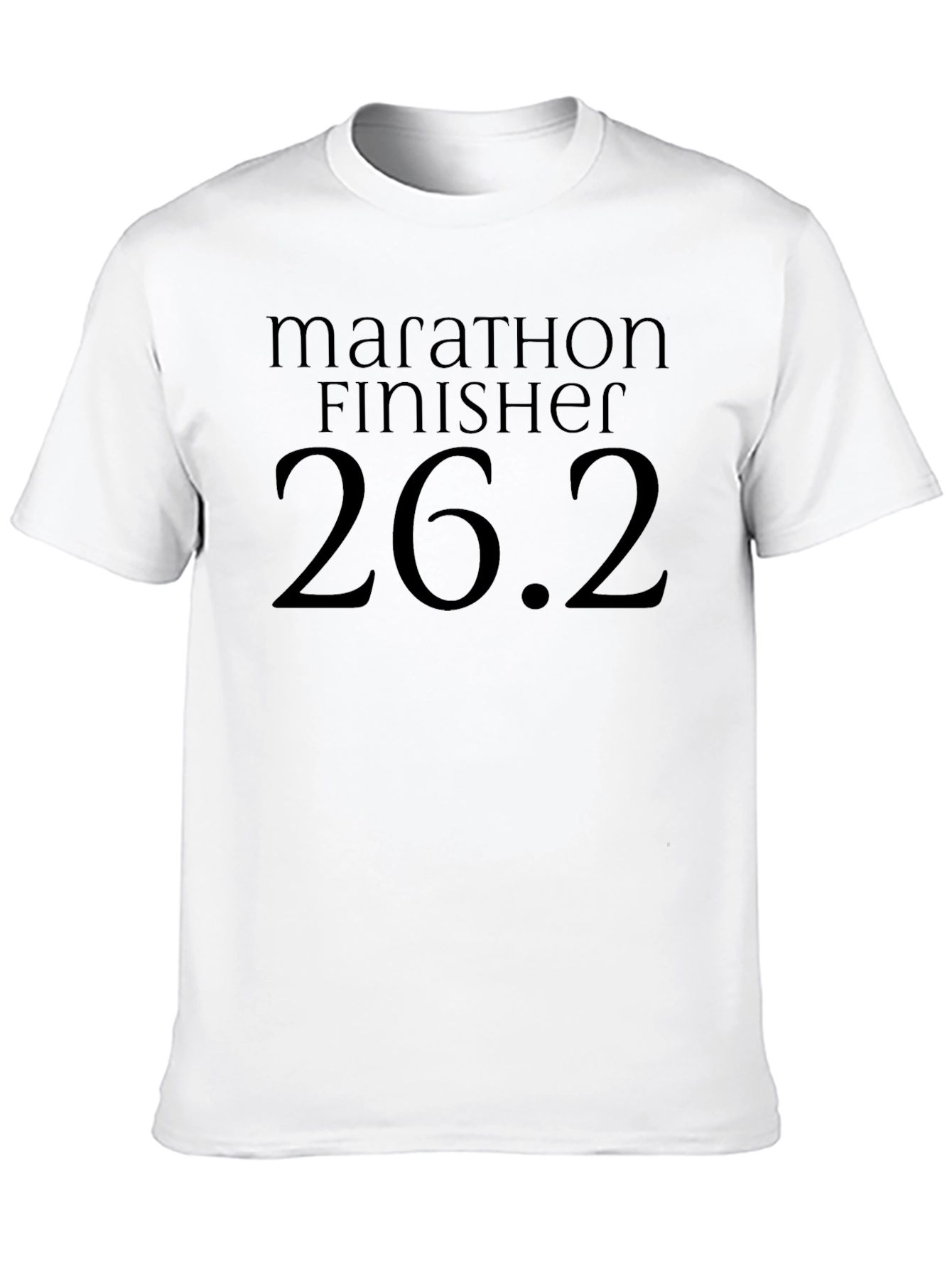 Black Marathon Finisher 26.2 Run T-Shirt view 10