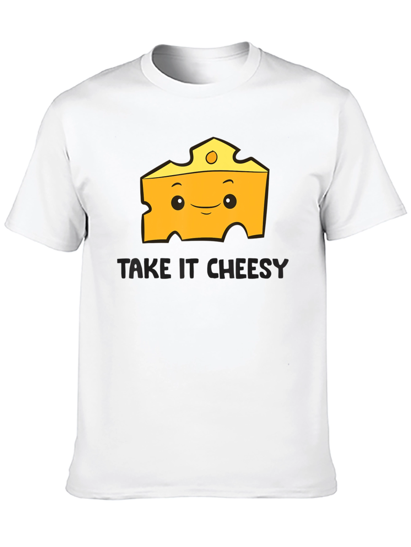 Black Take It Cheesy Graphic T-Shirt - Black view 10