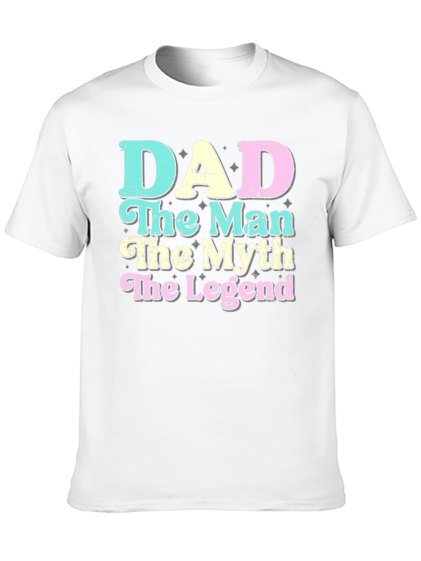Black Dad: The Man, Myth, Legend Graphic T-Shirt view 10