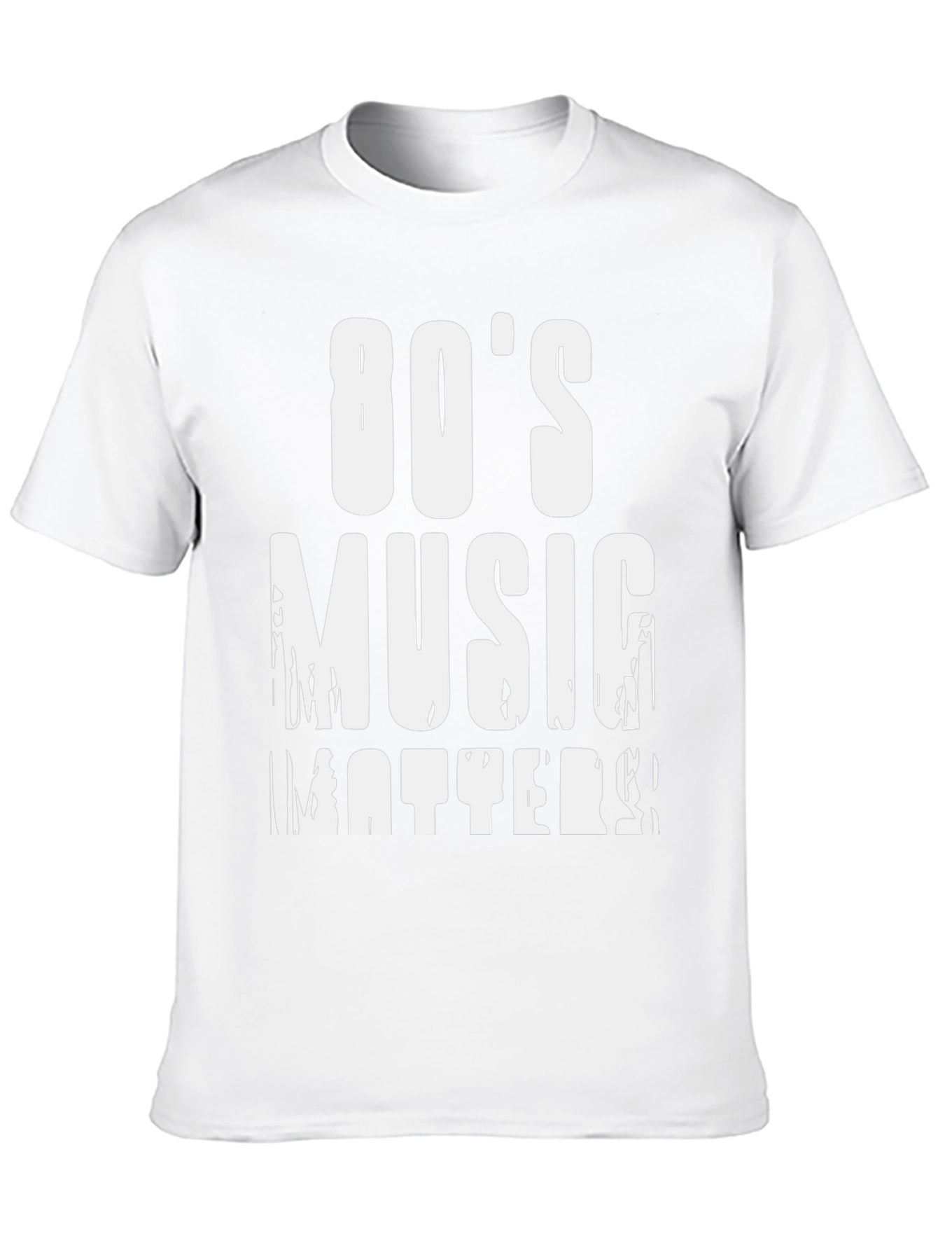Black 80's Music Matters Graphic Tee - Black view 10