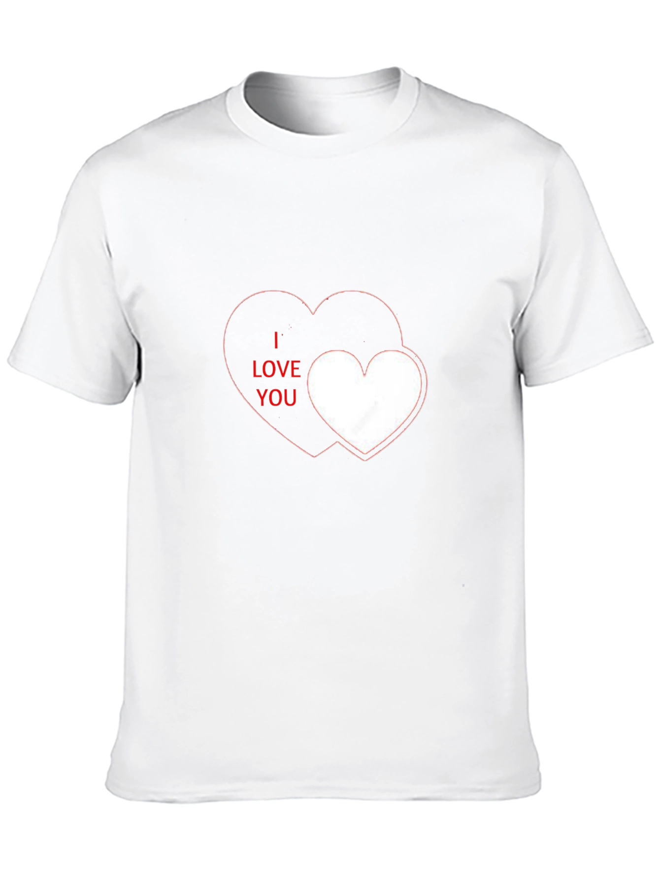 Black I Love You Heart Graphic Tee - Black view 10