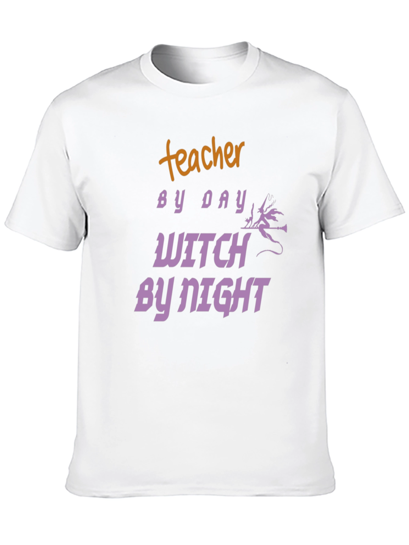 Black Teacher By Day Witch By Night Graphic Tee view 10
