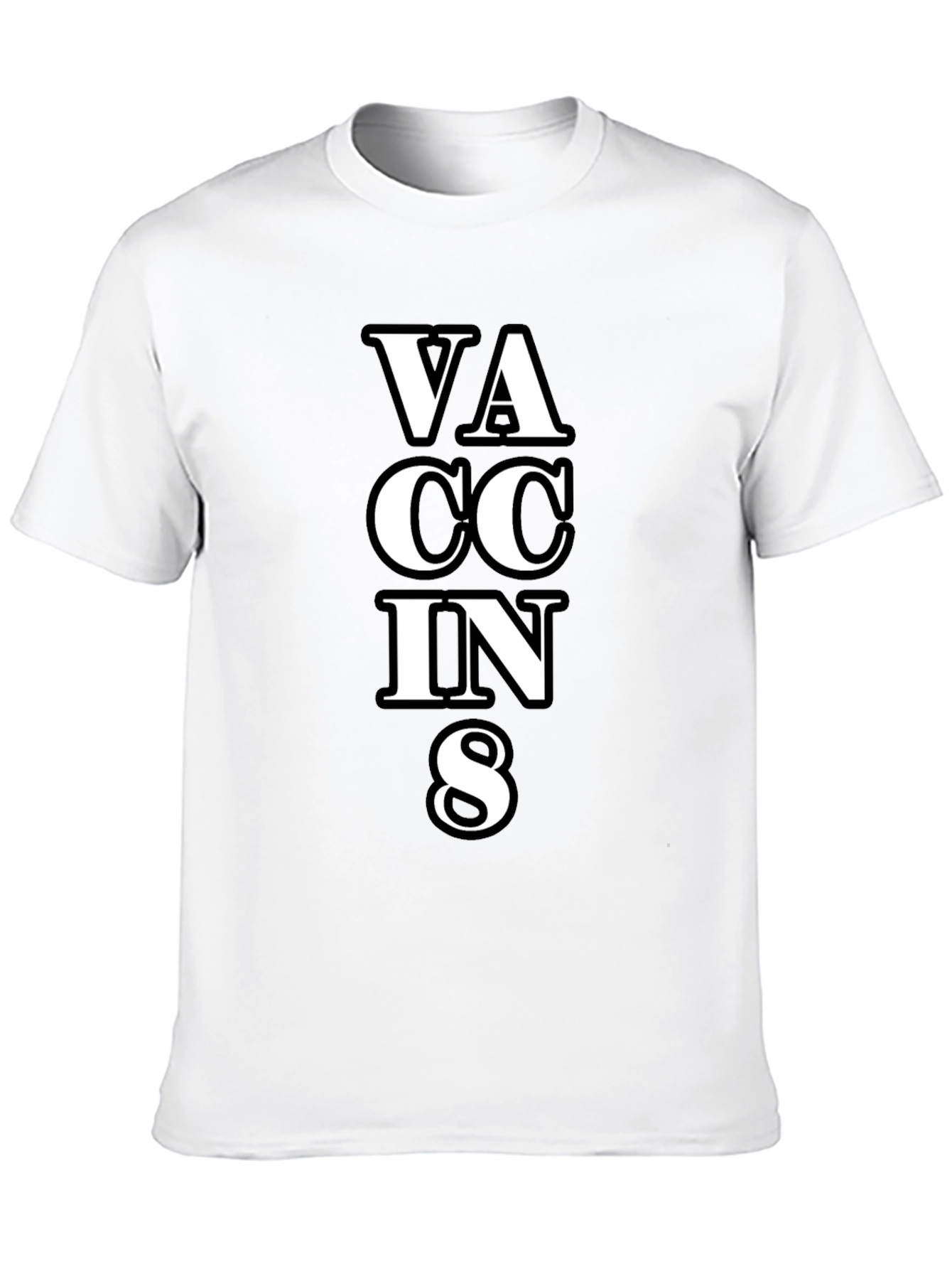Black Vaccines T-Shirt Funny Slogan view 10