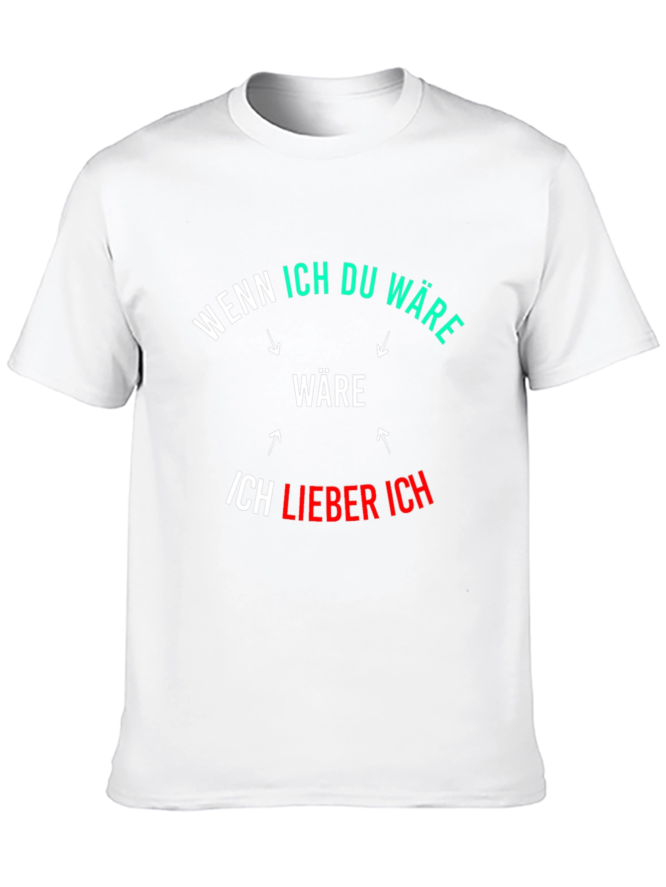 Black Funny German Phrase Graphic Black T-Shirt view 10