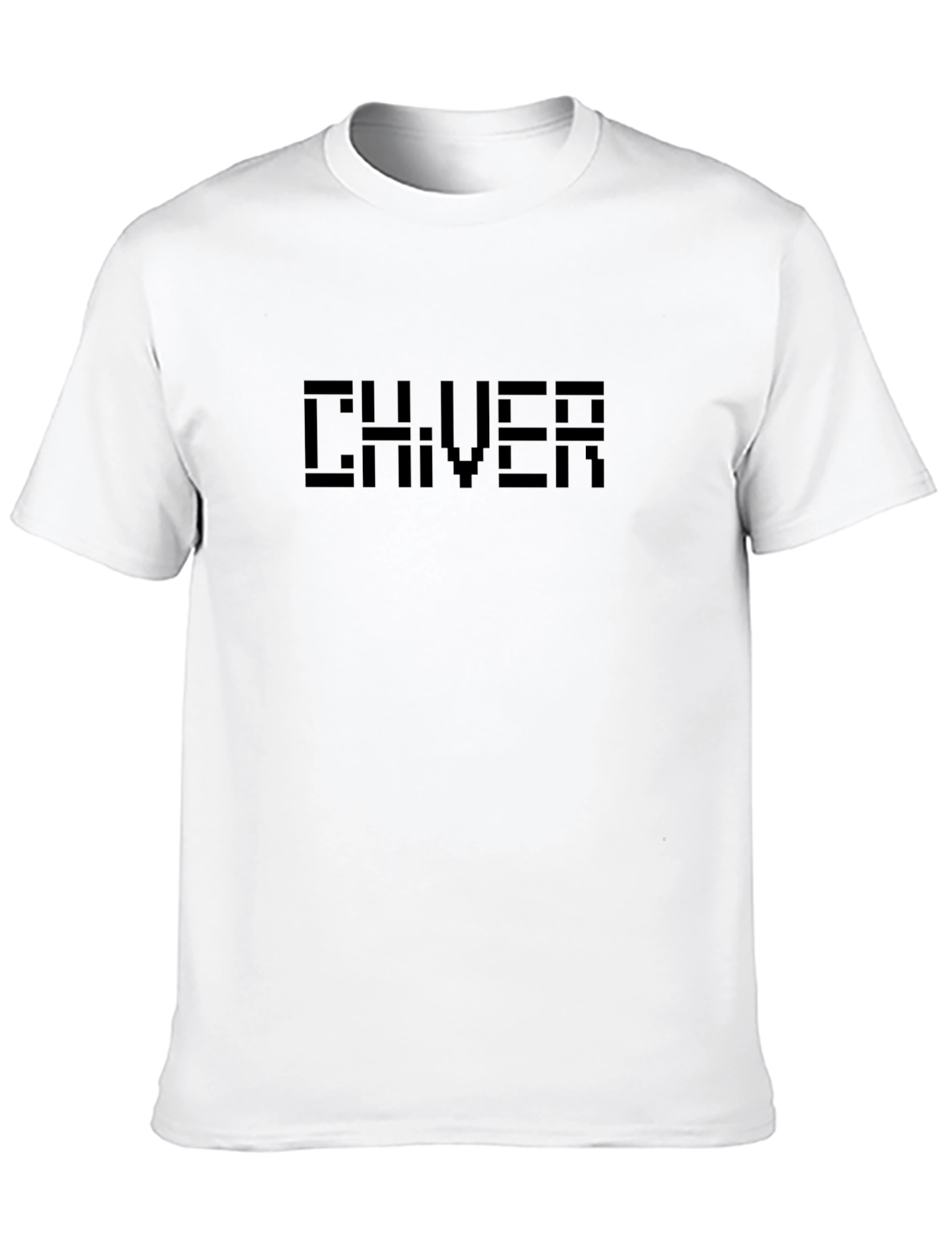 Chiver Pixelated Logo Black T-Shirt - 10