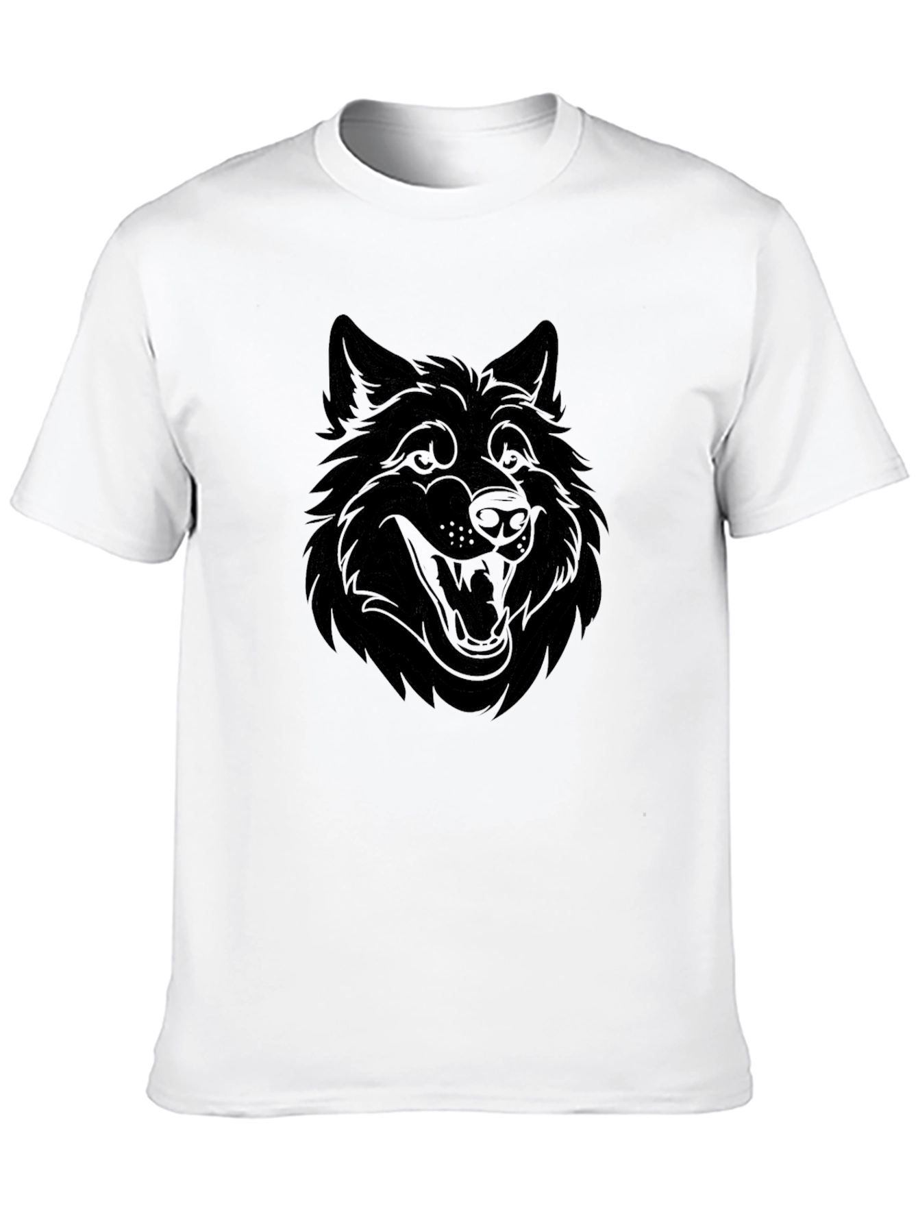 Wolf Graphic Black T-Shirt - 10