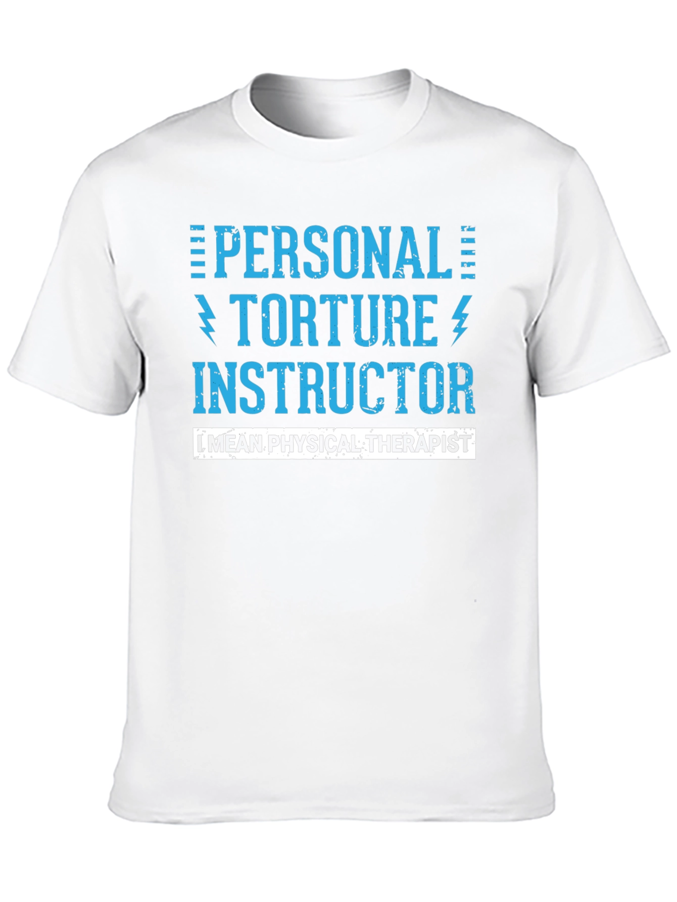 Black Personal Torture Instructor - Physical Therapist T-Shirt view 10