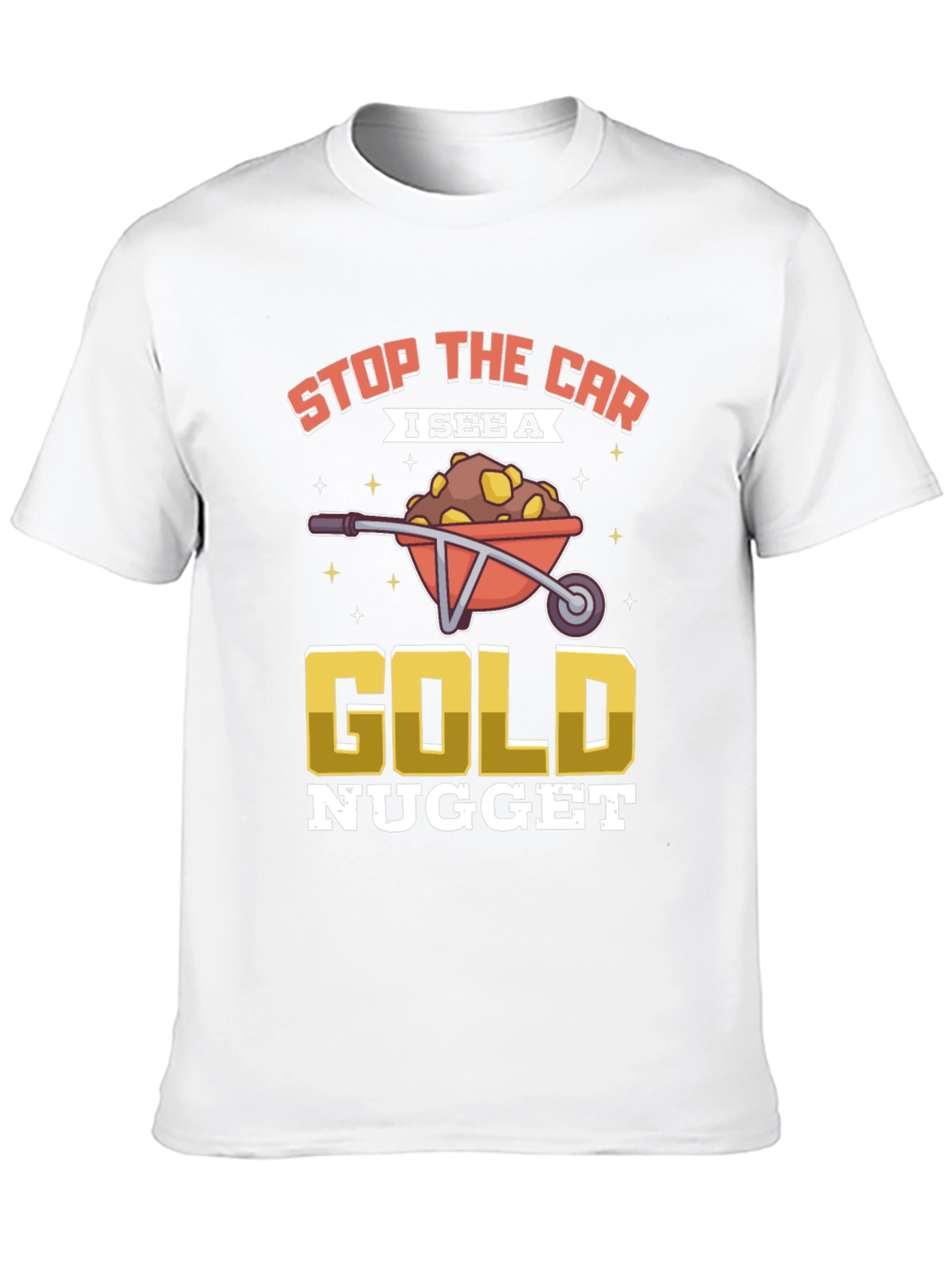 Black Gold Nugget T-Shirt: Stop The Car! view 10
