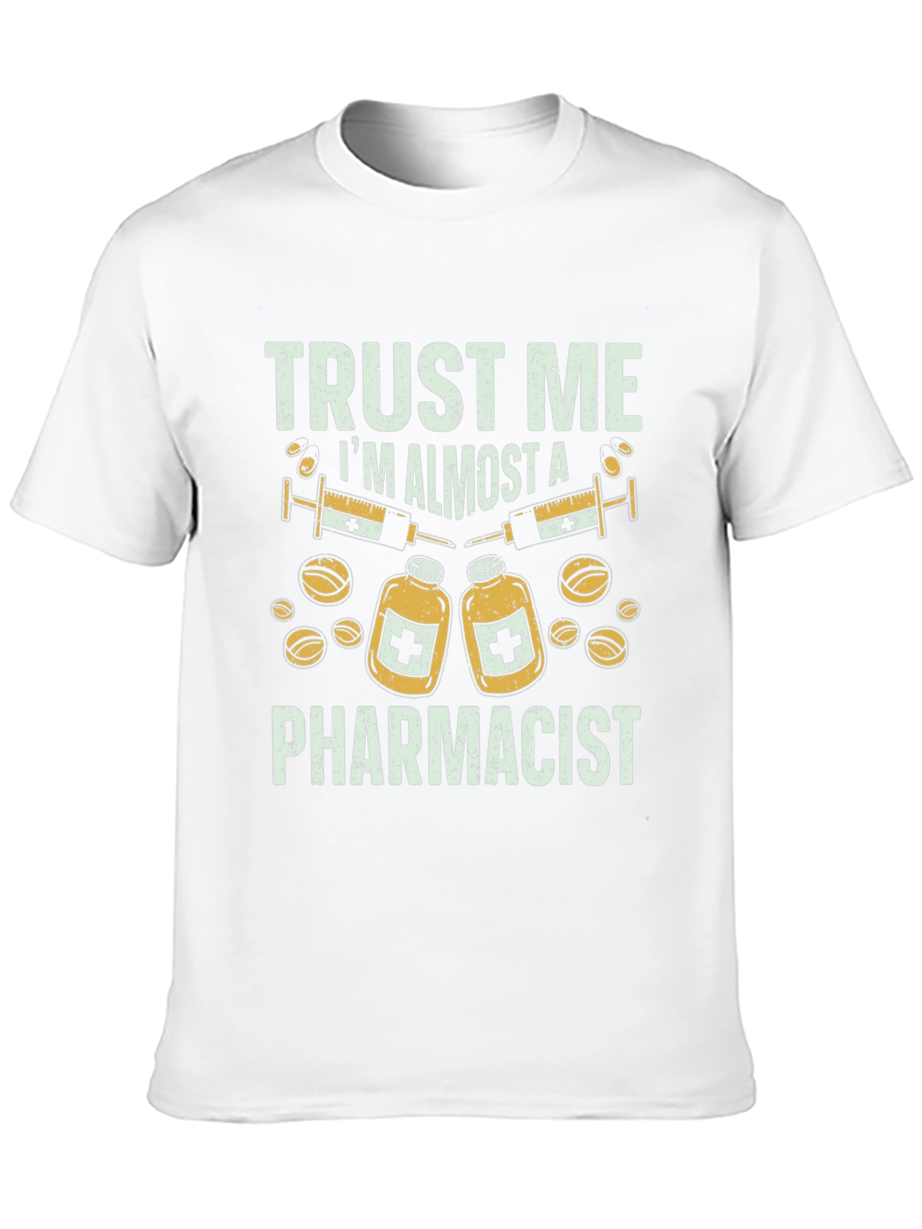 Black Trust Me I'm Almost A Pharmacist T-Shirt view 10