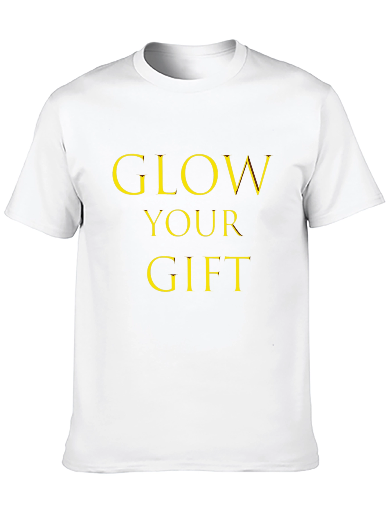 Black Glow Your Gift Black Graphic Tee view 10