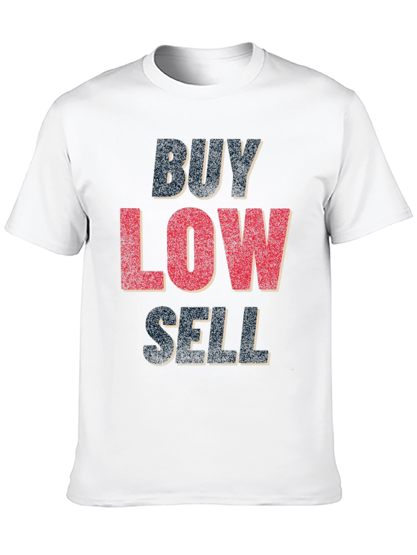 Black Buy Low Sell High Graphic T-Shirt view 10