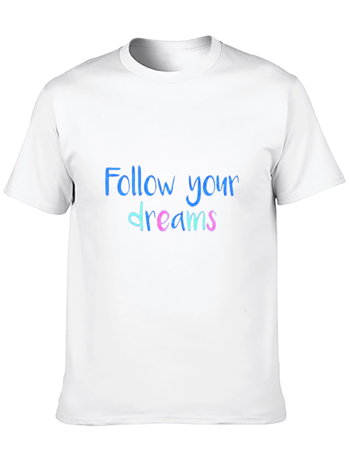 Black Follow Your Dreams Graphic Tee - Soft Cotton Blend view 10