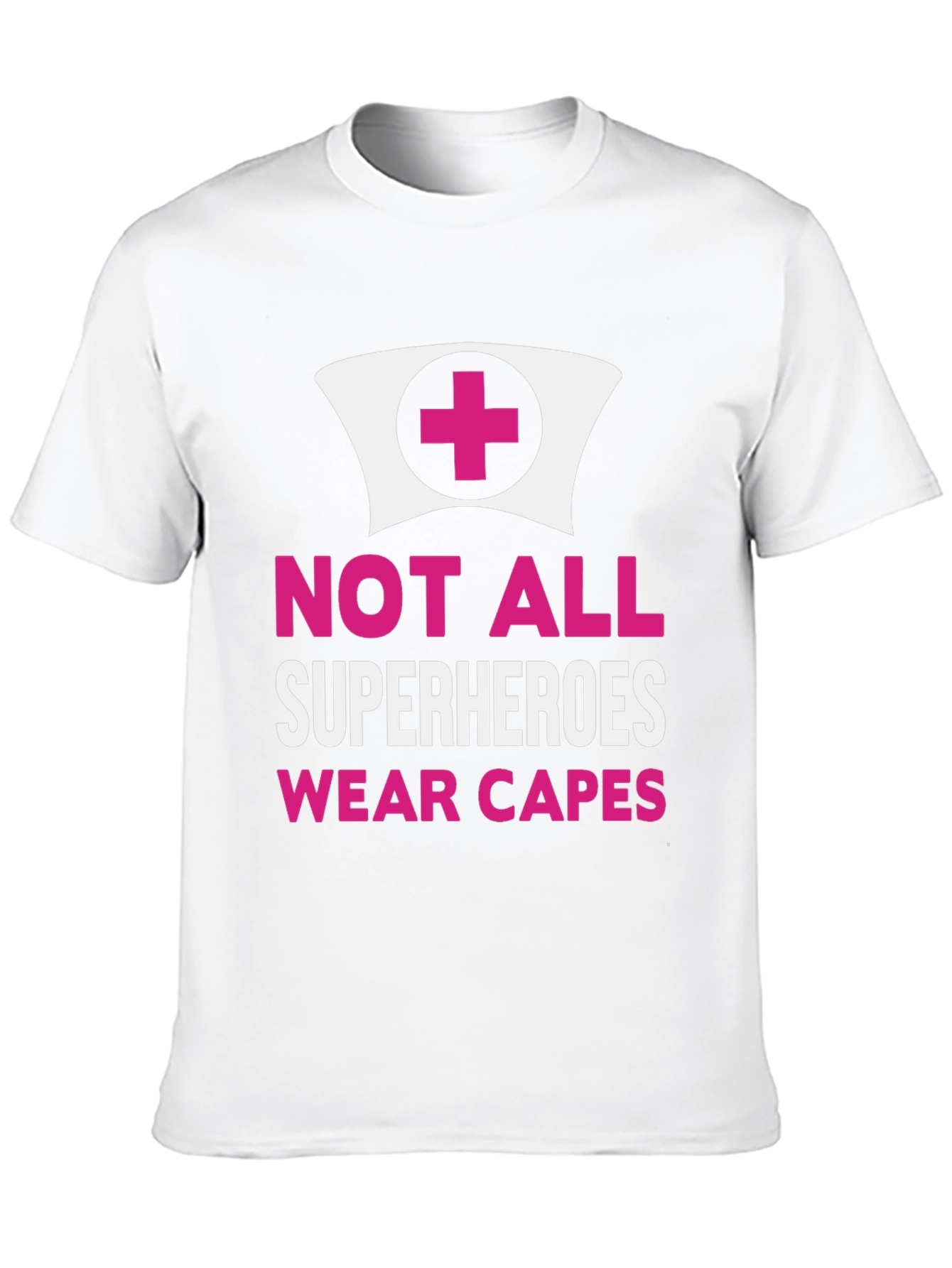 Black Not All Superheroes Wear Capes Nurse T-Shirt view 10
