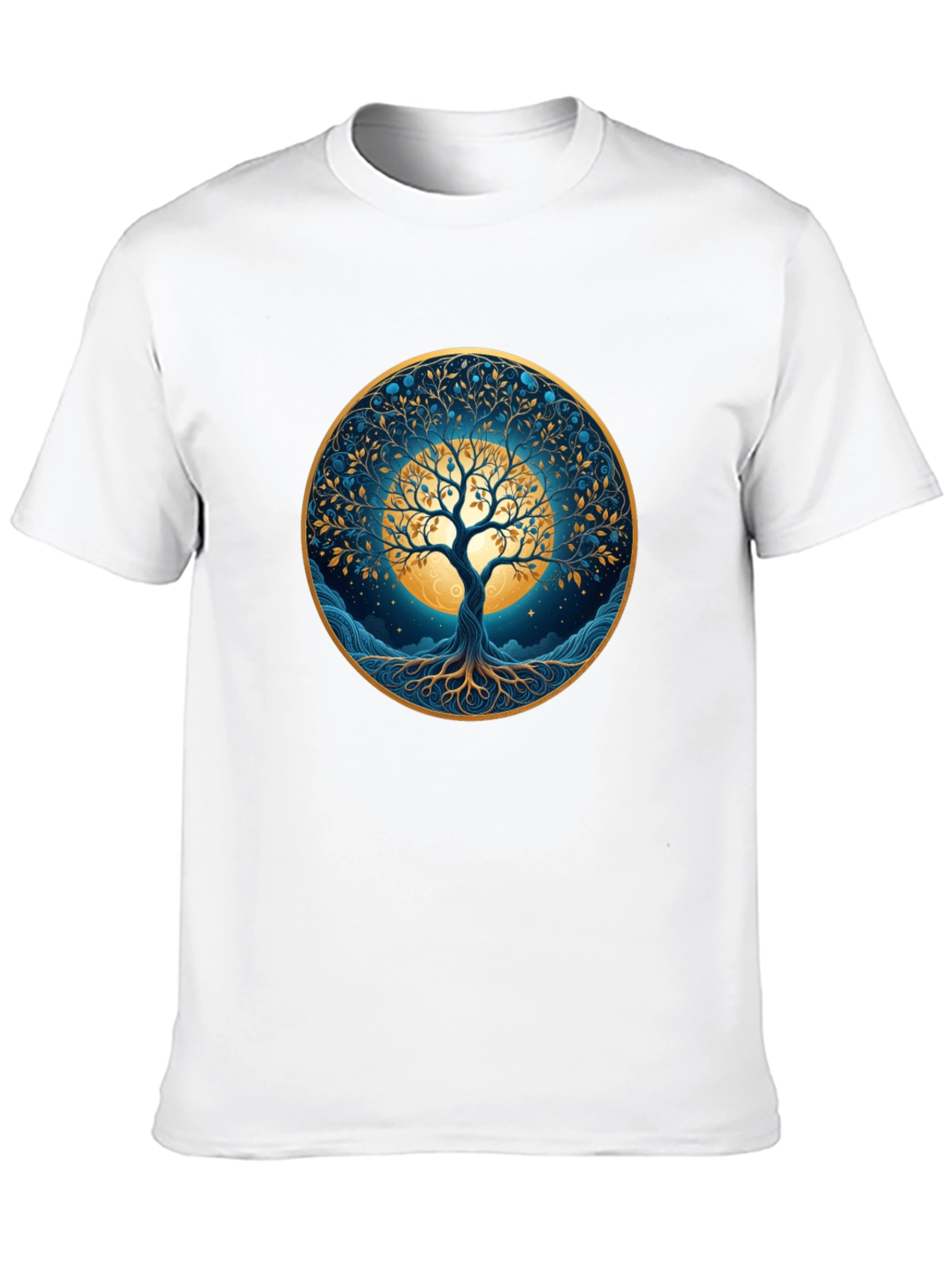 Black Tree of Life Black T-Shirt view 10