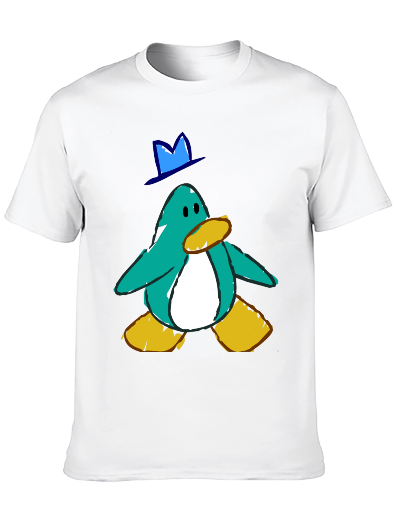 Black Penguin T-Shirt - Cartoon Perry the Platypus view 10