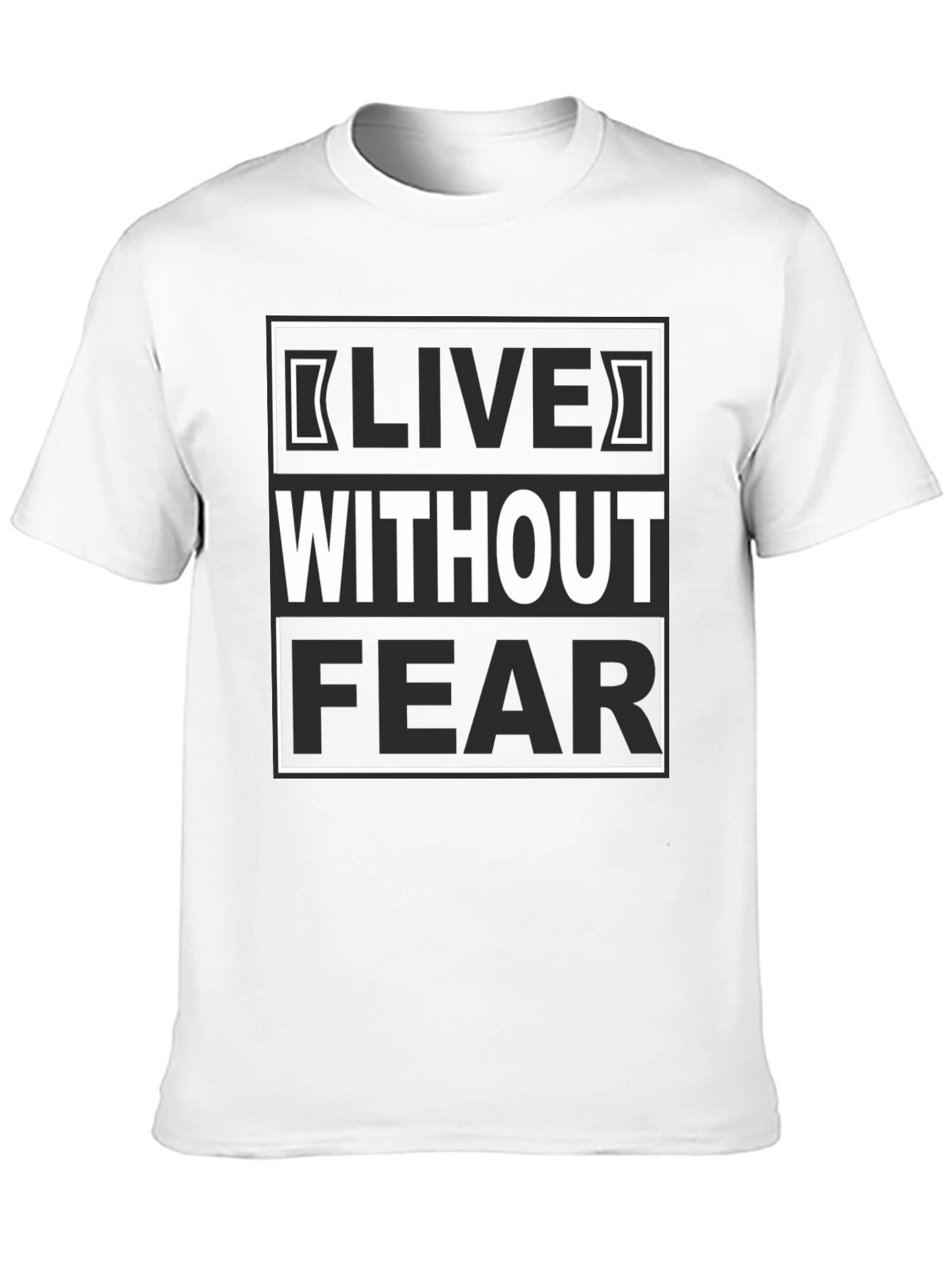 Black Live Without Fear Graphic Tee view 10