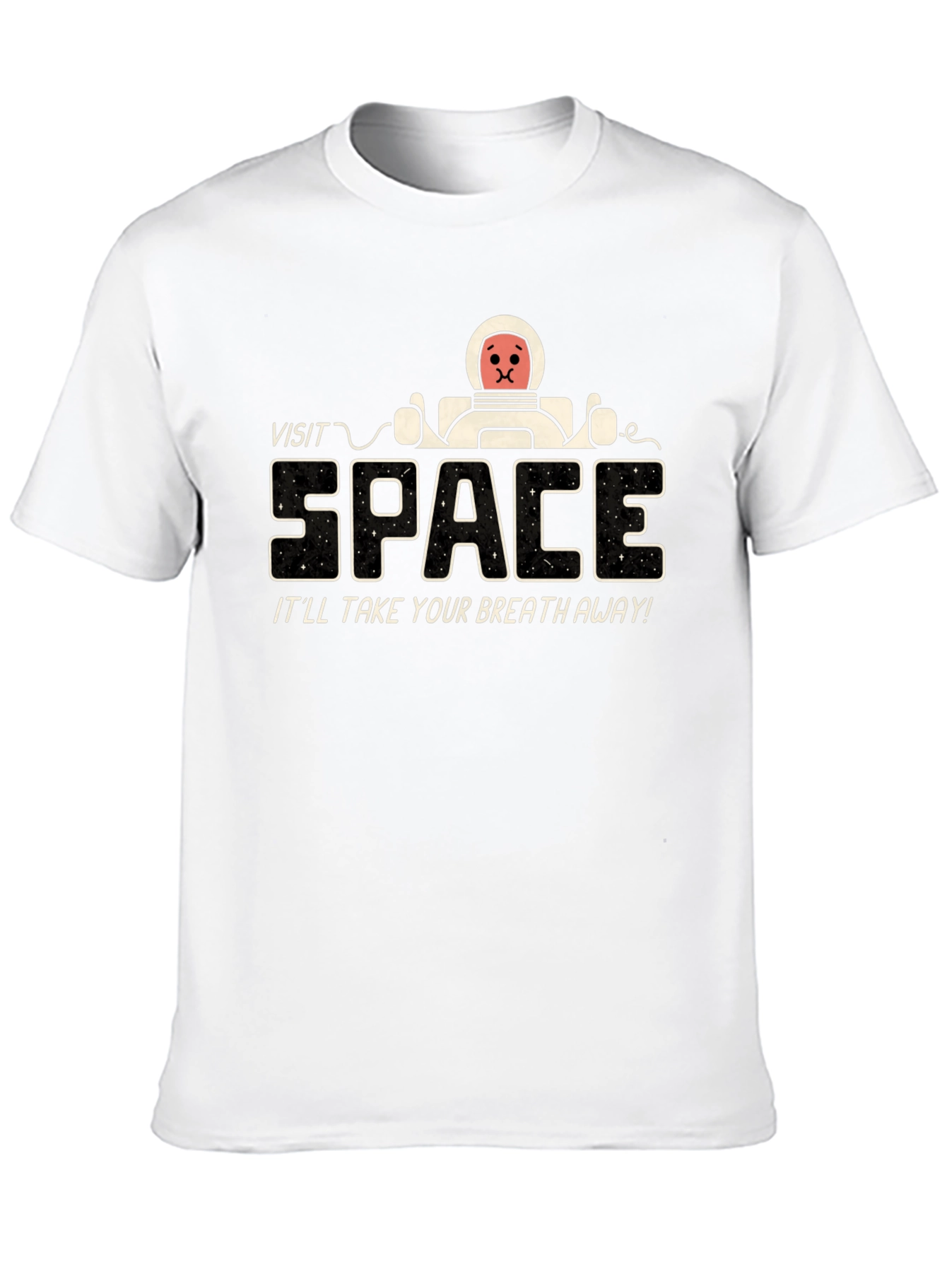 Black Visit Space T-Shirt - It'll Take Your Breath Away! view 10