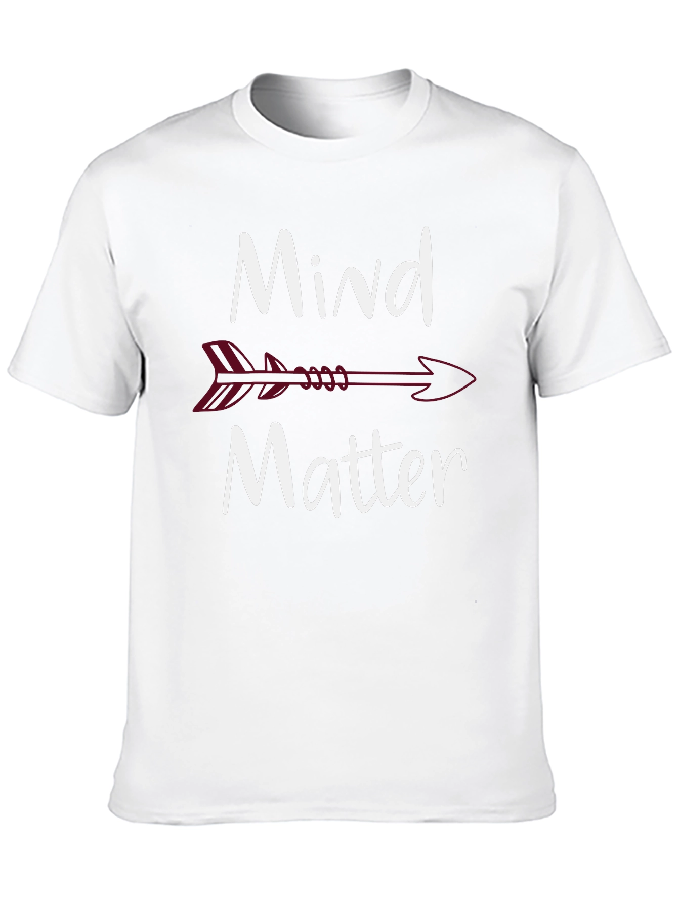 Black Mind Over Matter Graphic T-Shirt - Unisex Tee view 10
