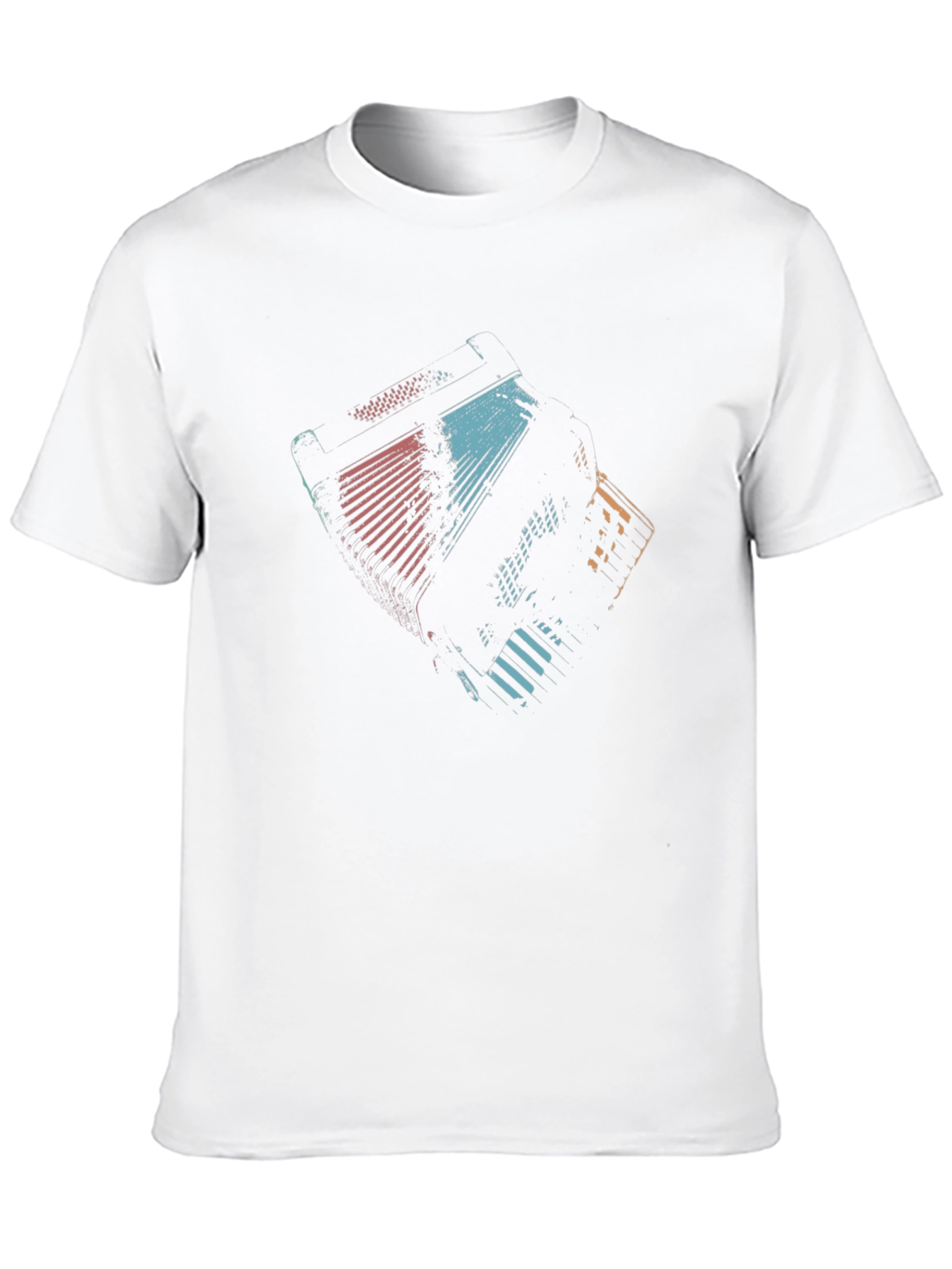 Black Accordion Graphic Tee - Musician Gift view 10