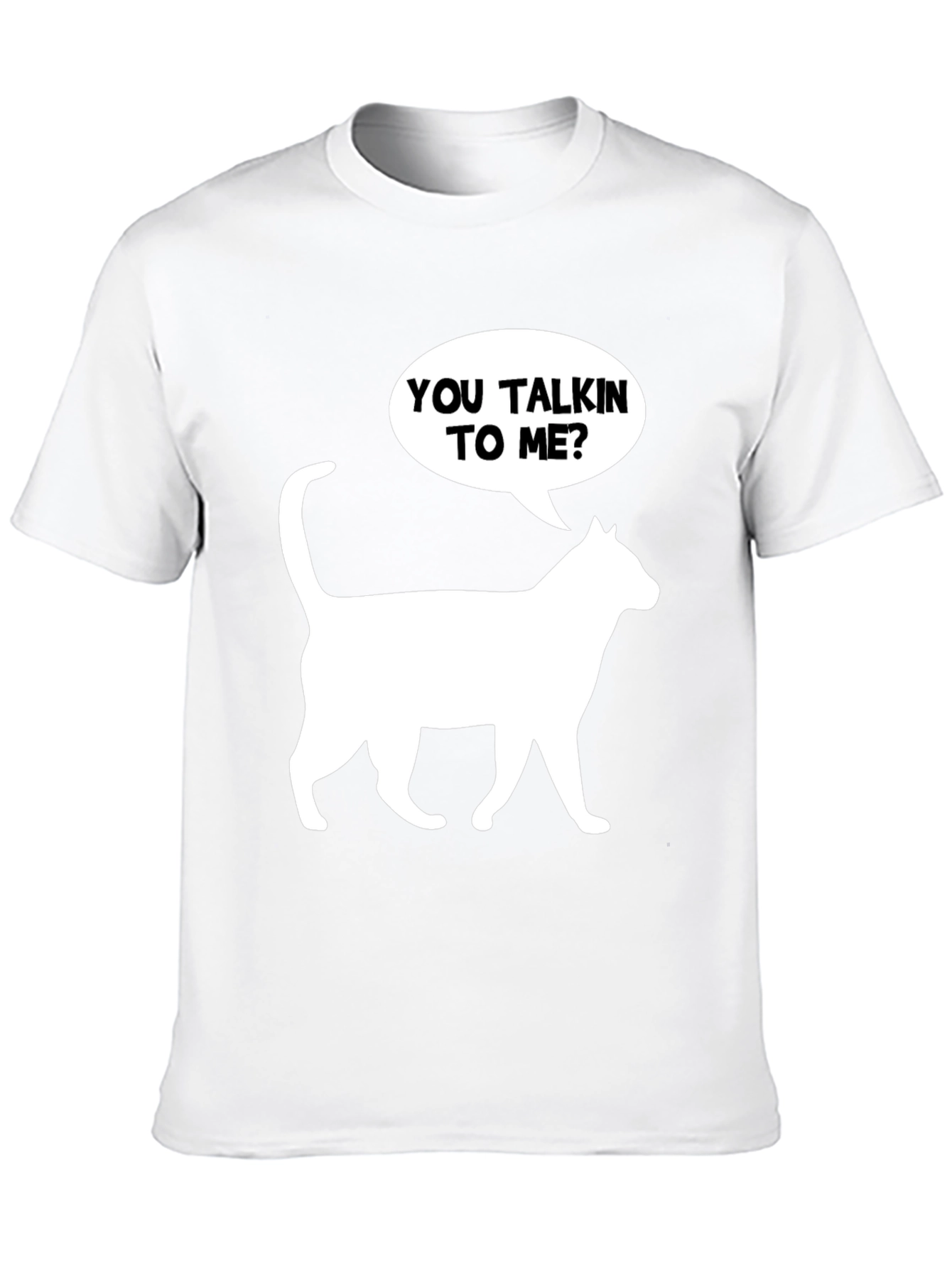 Black You Talkin' to Me? Cat T-Shirt view 10