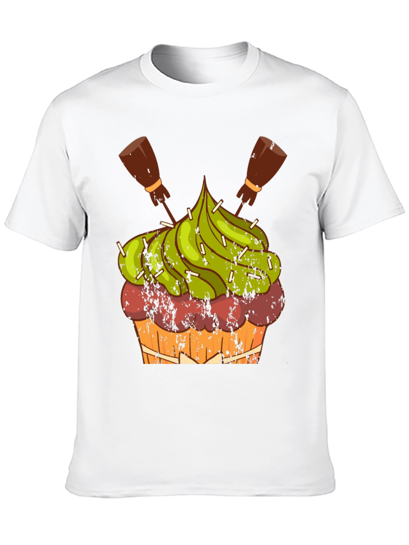 Black Cupcake Graphic Tee - Black view 10
