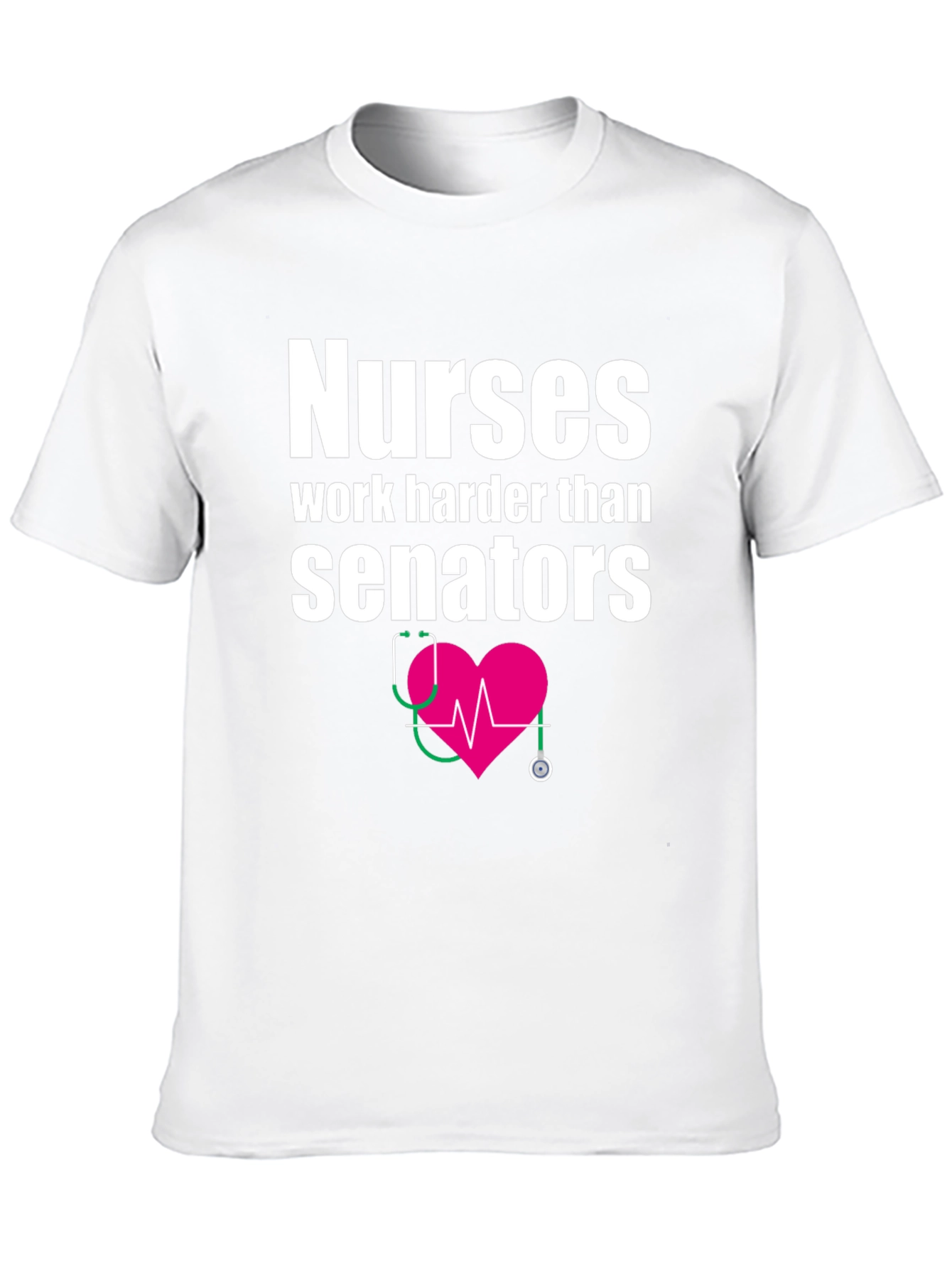 Black Nurses Work Harder Tee - Medical Hero T-Shirt view 10