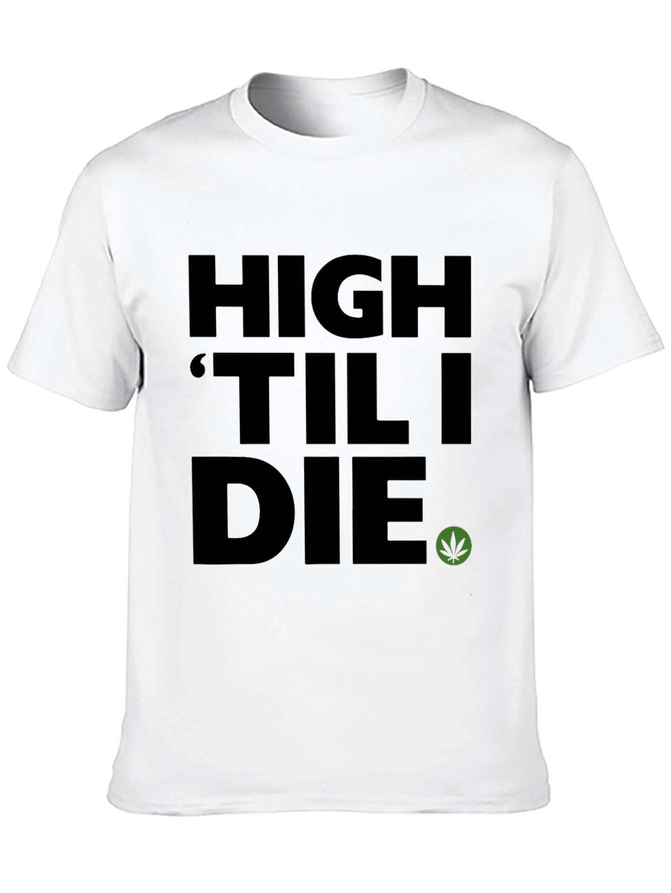 Black High 'Til I Die Graphic Tee - Black view 10