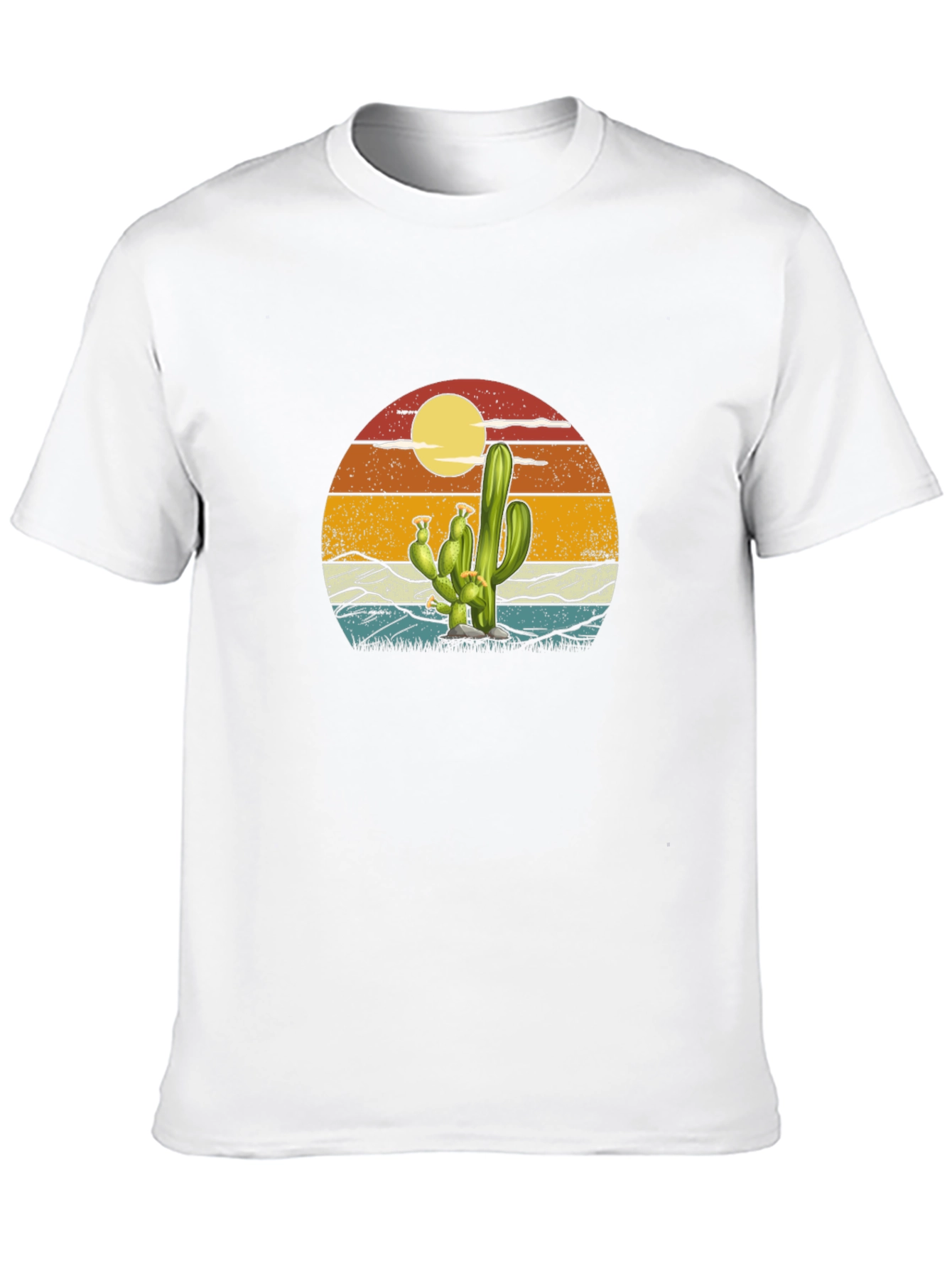 Black Cactus Sunset Graphic Tee - Desert Vibes view 10