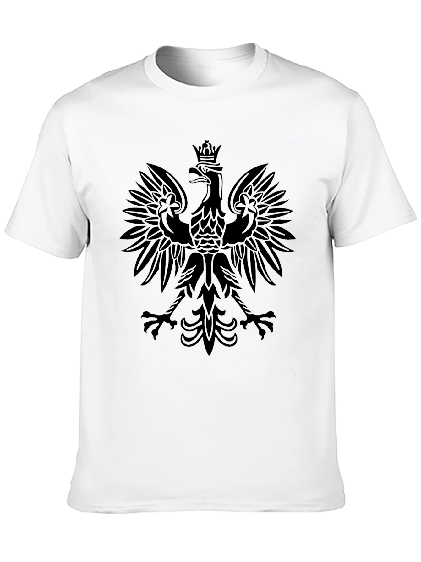 Black Black Eagle Graphic T-Shirt for Men view 10