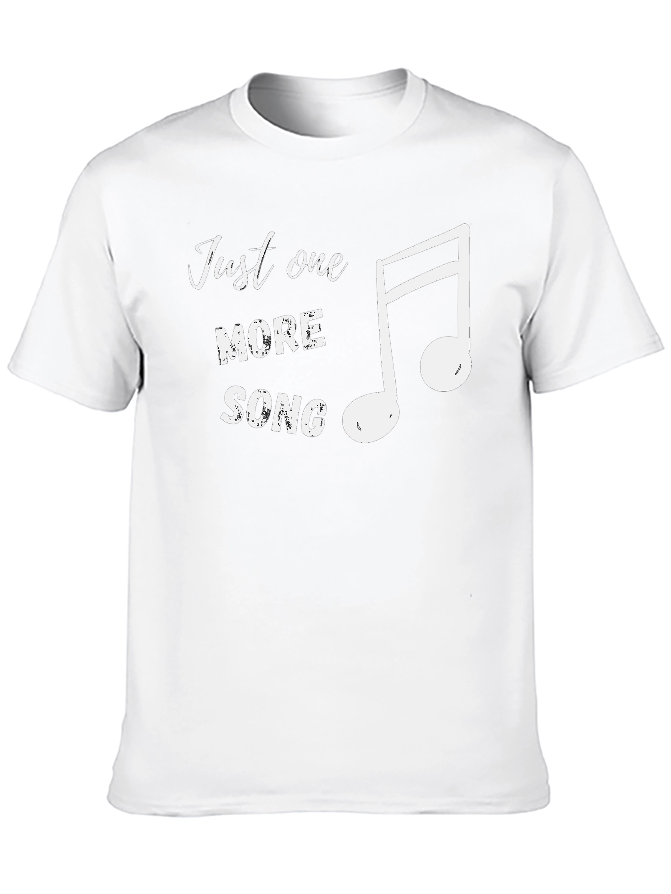 Black Just One More Song Black T-Shirt Music Lover view 10