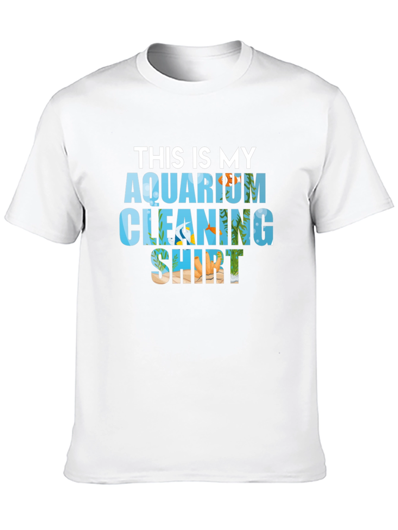 Black Aquarium Cleaning Shirt - Funny Fish Keeper Tee view 10