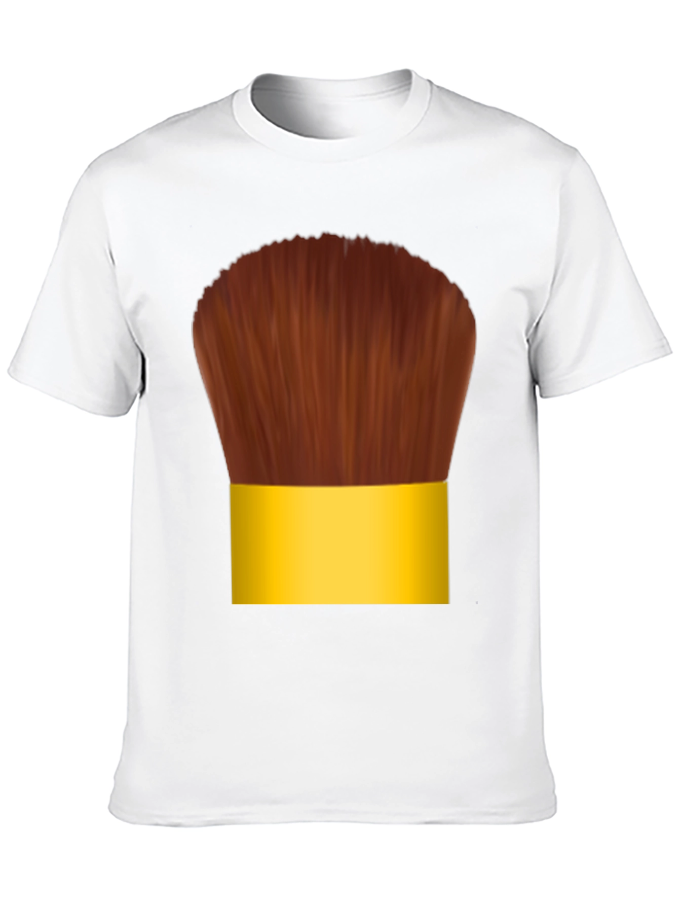 Black Makeup Brush Graphic Tee - Fun Cosplay T-Shirt view 10