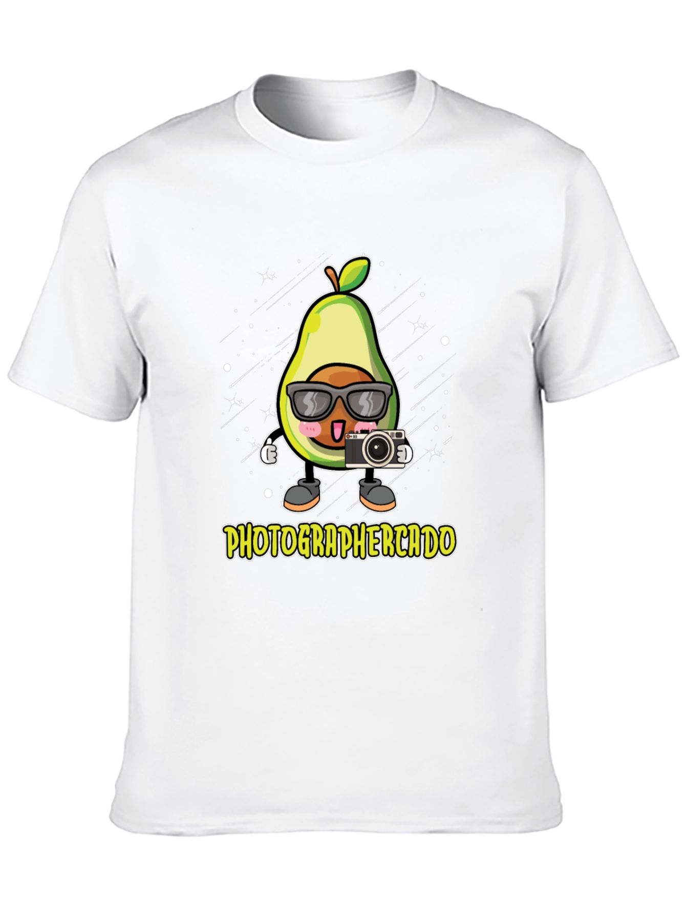 Black Photographer Avocado Graphic Tee view 10