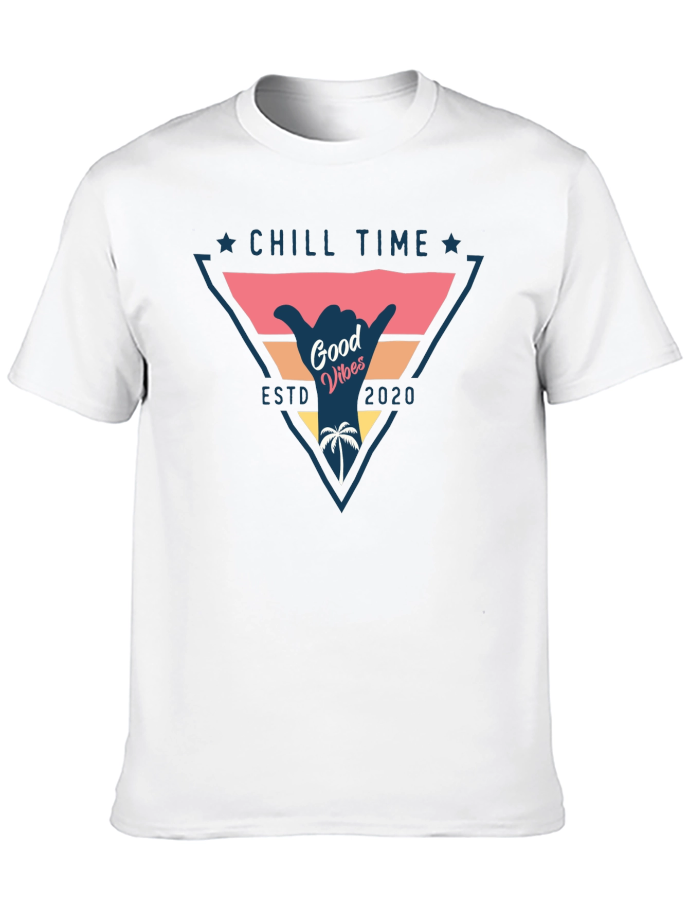Black Chill Time Good Vibes T-Shirt view 10