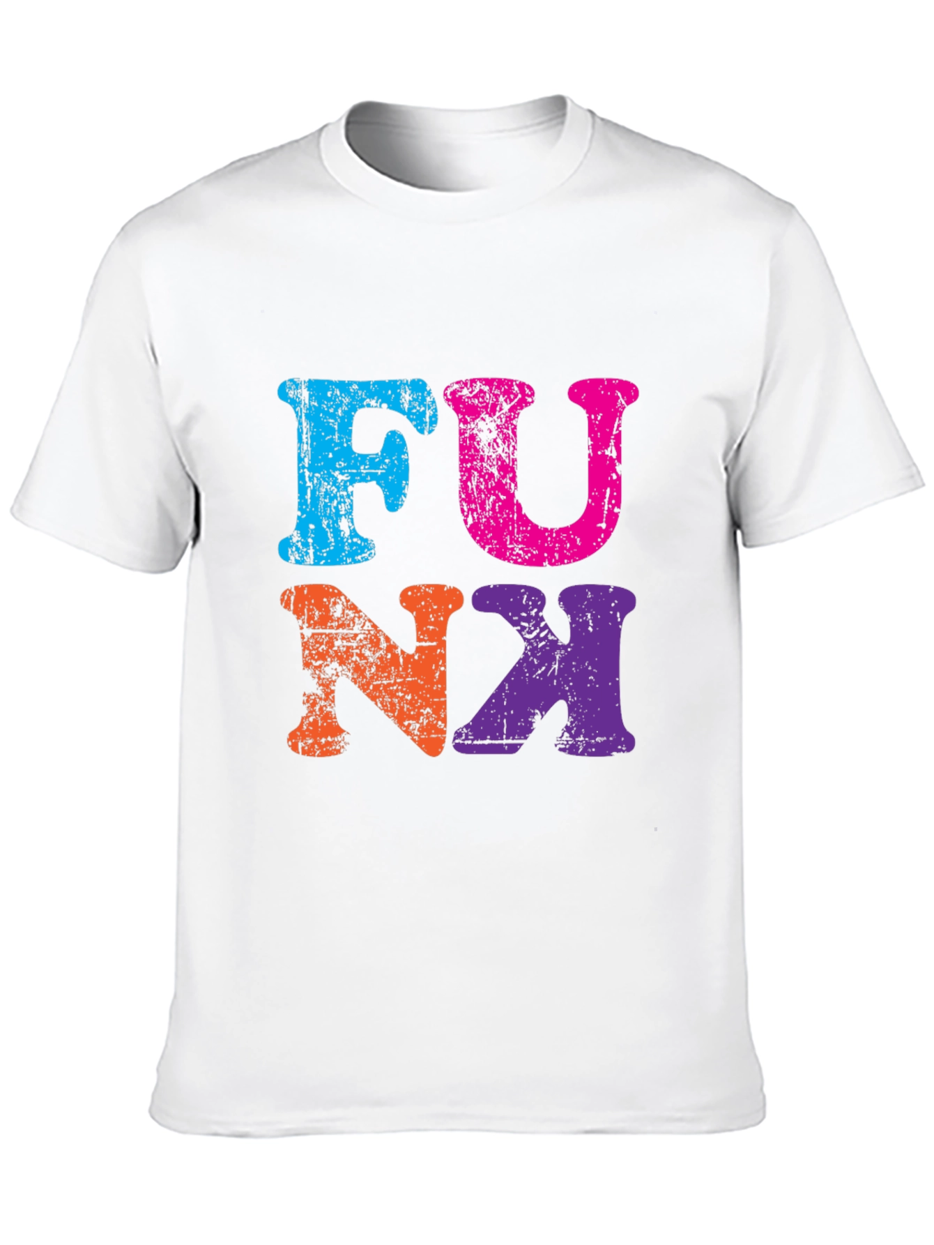 Black Retro Funk Graphic Tee - Black Cotton T-Shirt view 10
