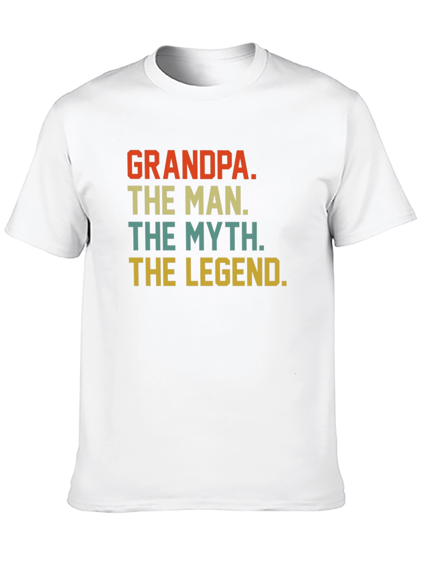 Black Grandpa The Man, The Myth, The Legend T-Shirt view 10