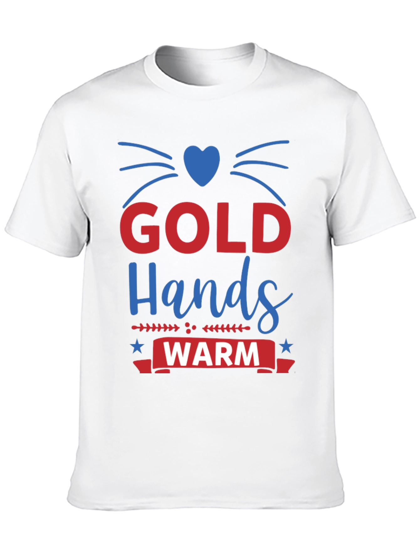 Black Gold Hands Warm Heart Tee view 10