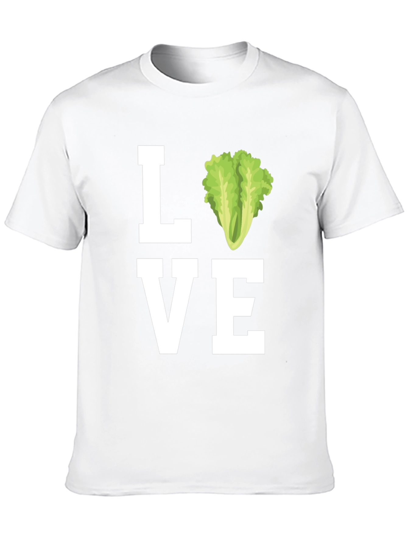 Black Love Lettuce T-Shirt - Funny Vegetarian Tee view 10