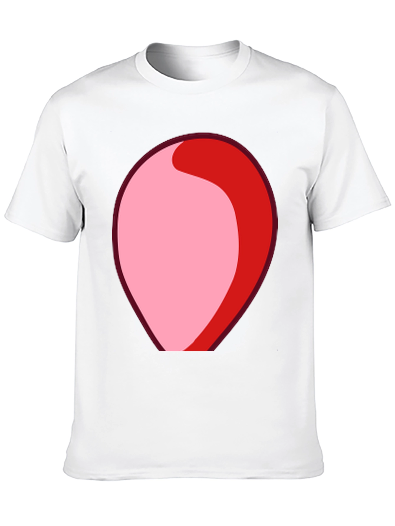 Black Red & Pink Abstract Graphic T-Shirt view 10