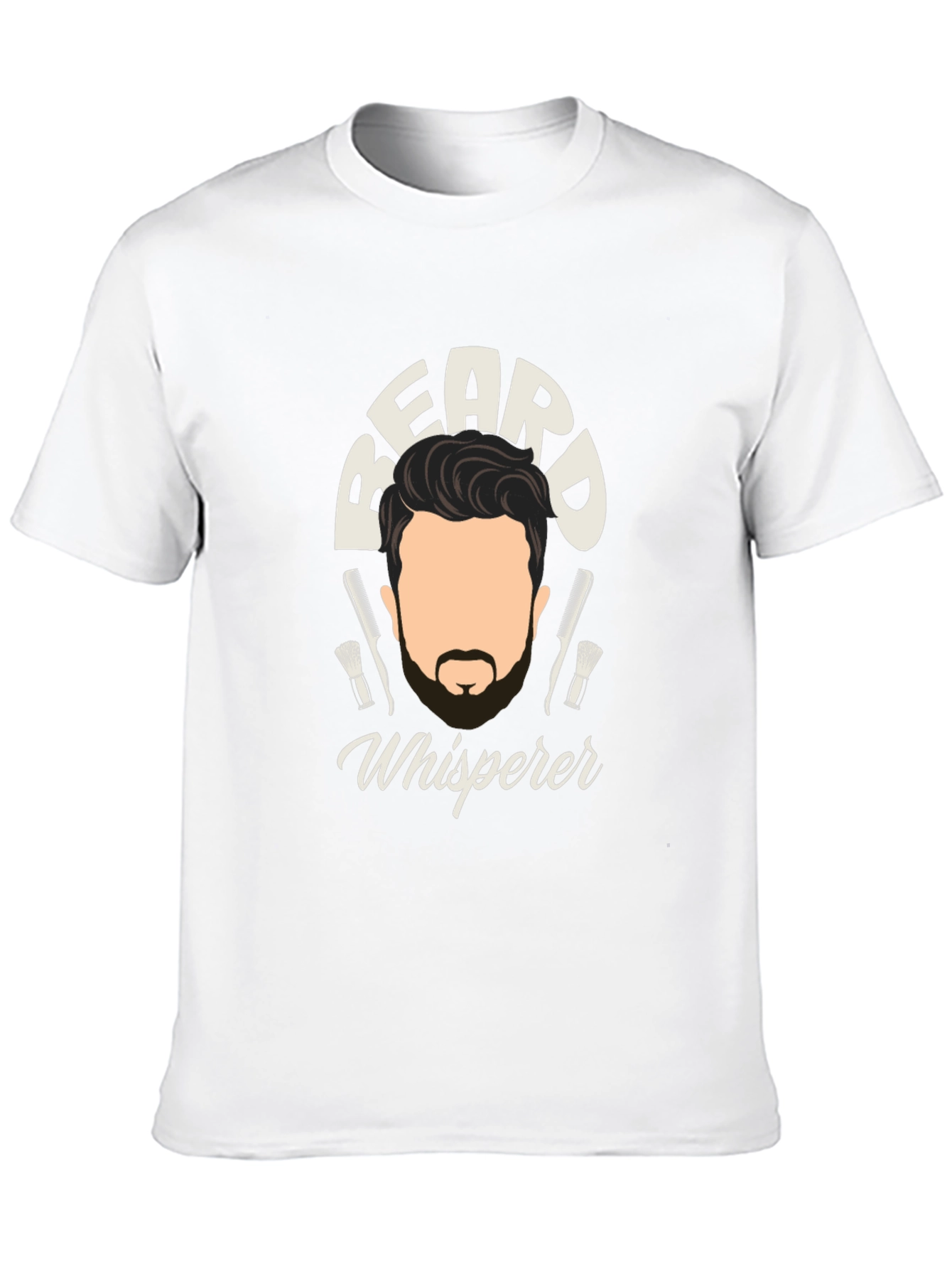 Black Beard Whisperer Graphic Tee - Barber Gift view 10