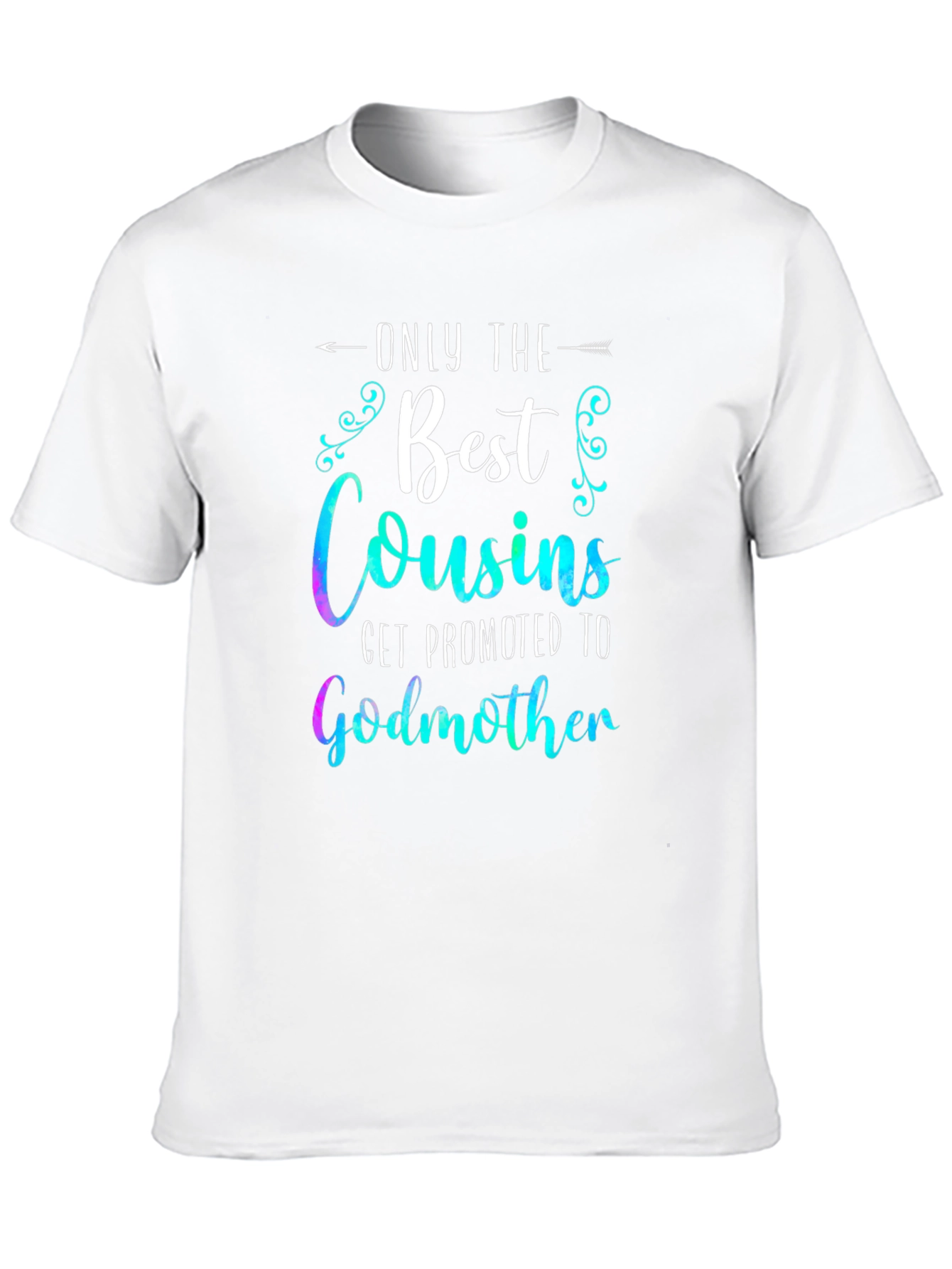 Black Best Cousins Godmother Graphic T-Shirt view 10