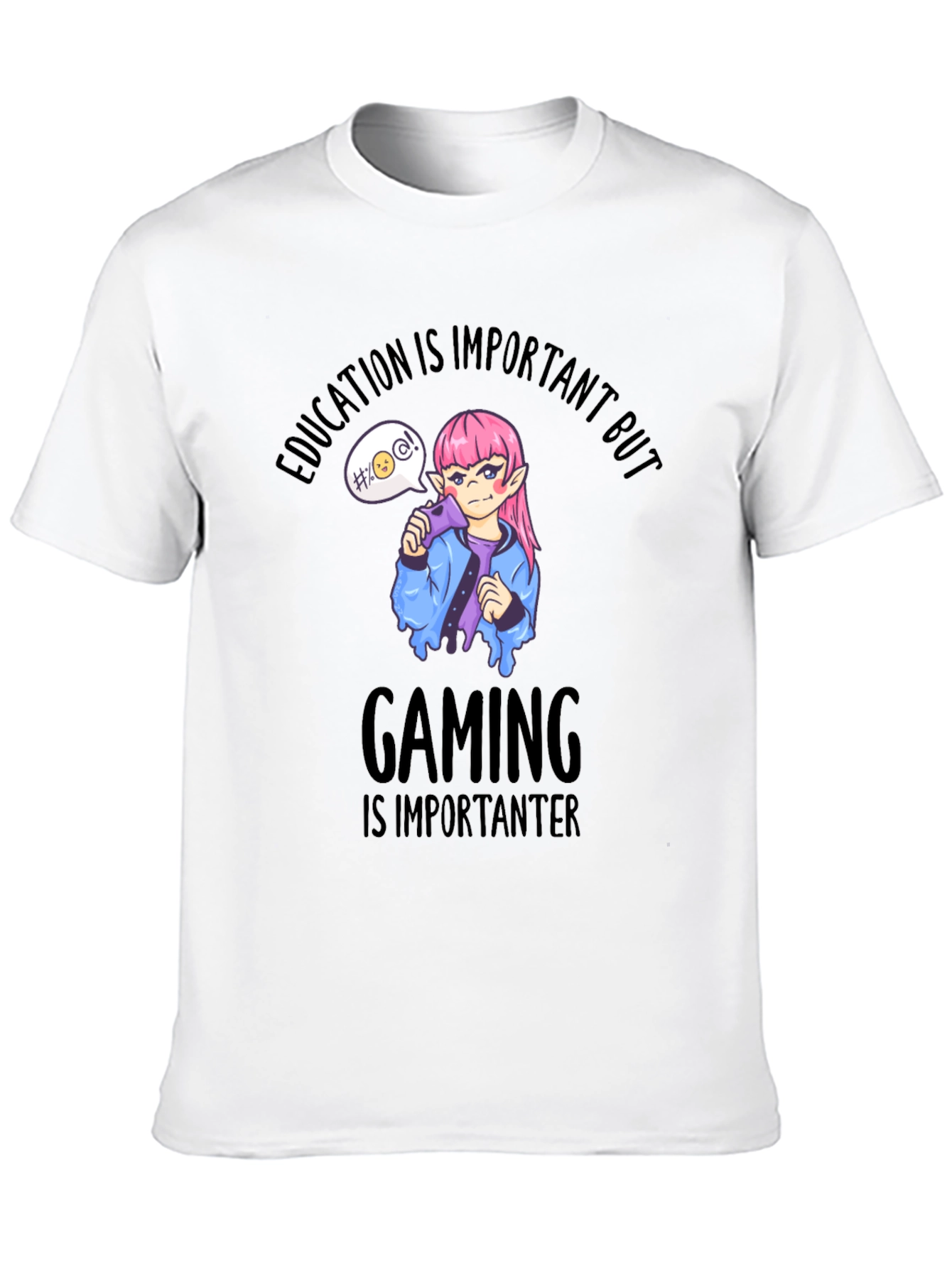 Black Gaming is Importanter T-Shirt view 10