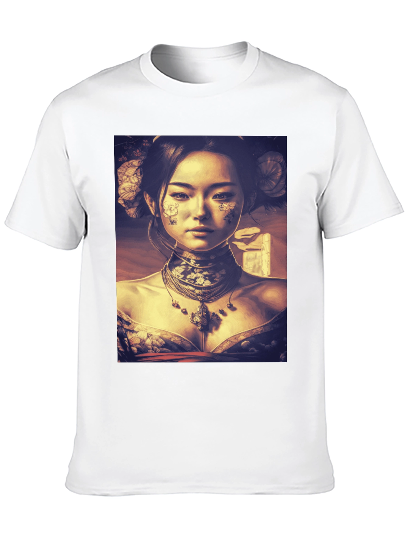 Black Asian Art Black T-Shirt view 10