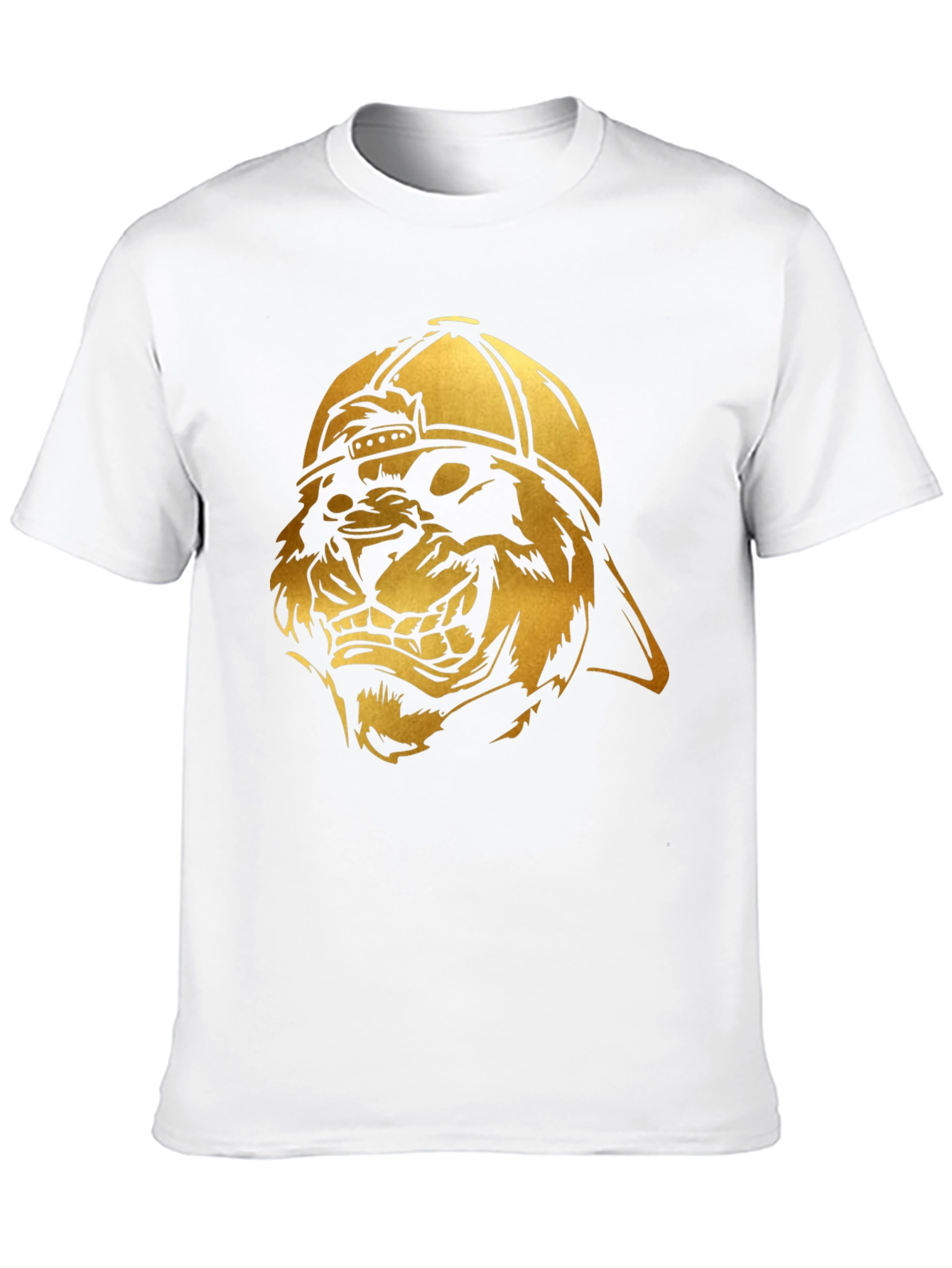 Black Urban Lion Graphic T-Shirt view 10