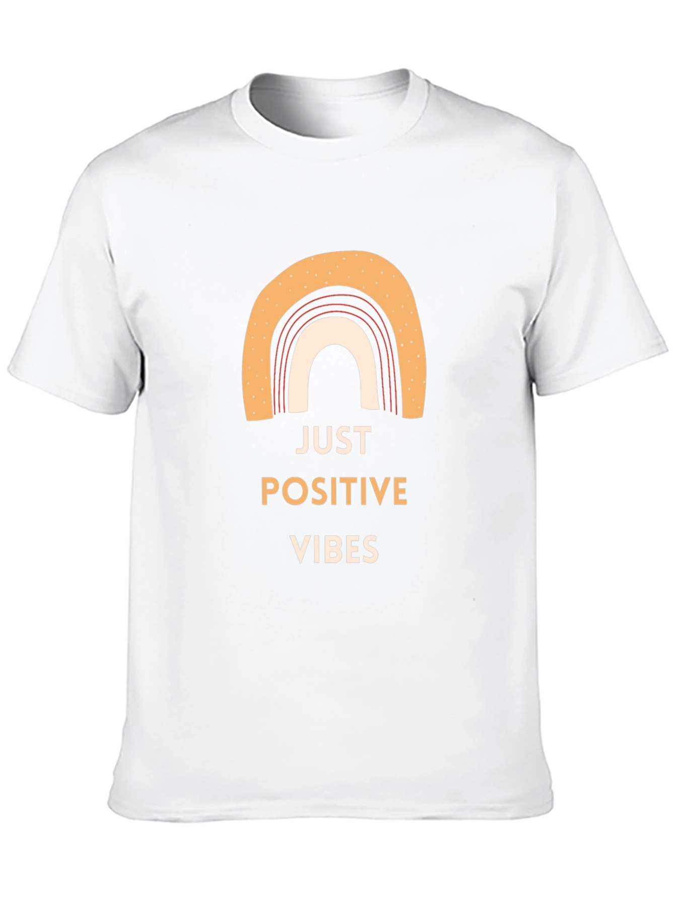 Black Just Positive Vibes T-Shirt | Casual Wear view 10