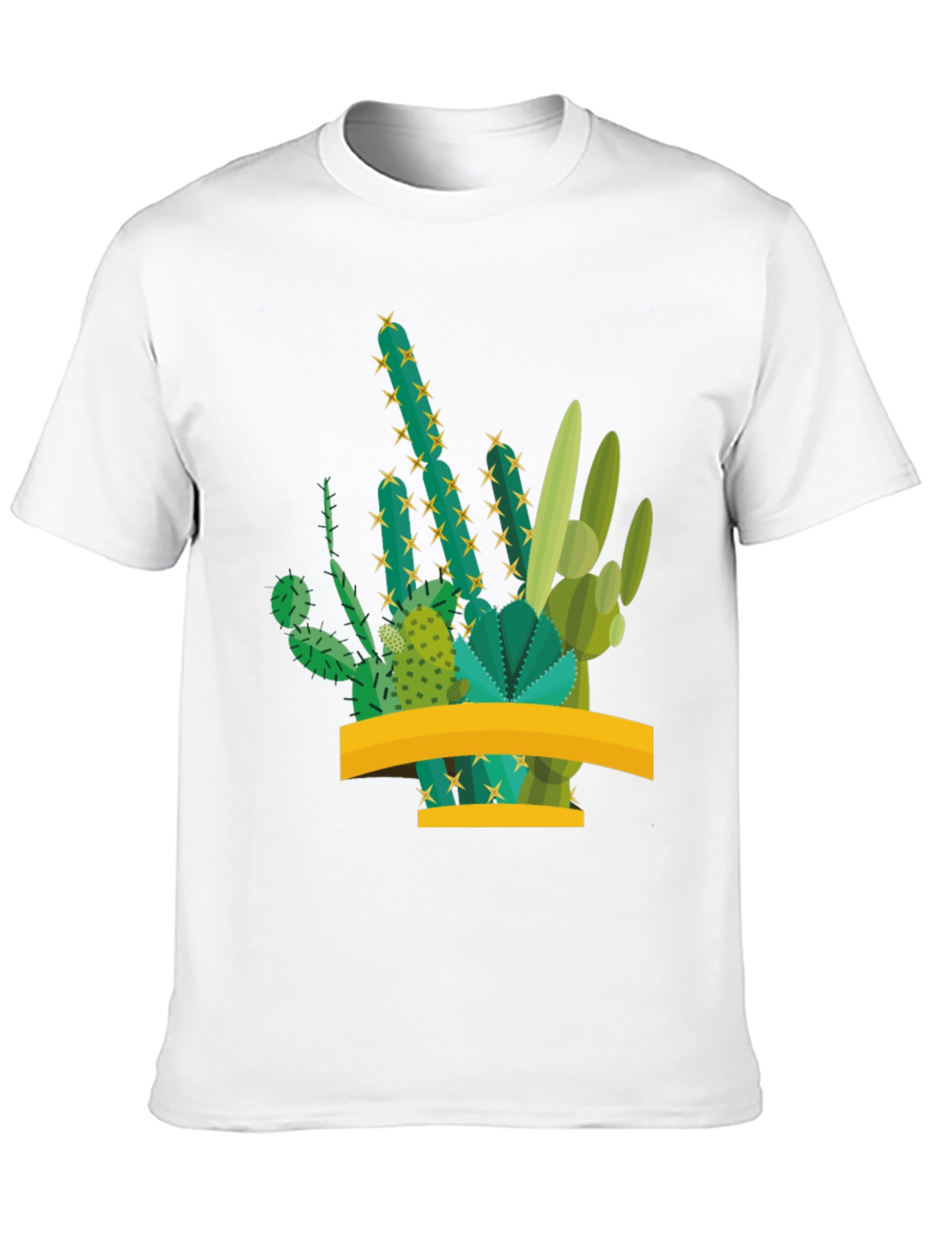 Black Cactus Graphic Tee - Trendy Desert Style view 10